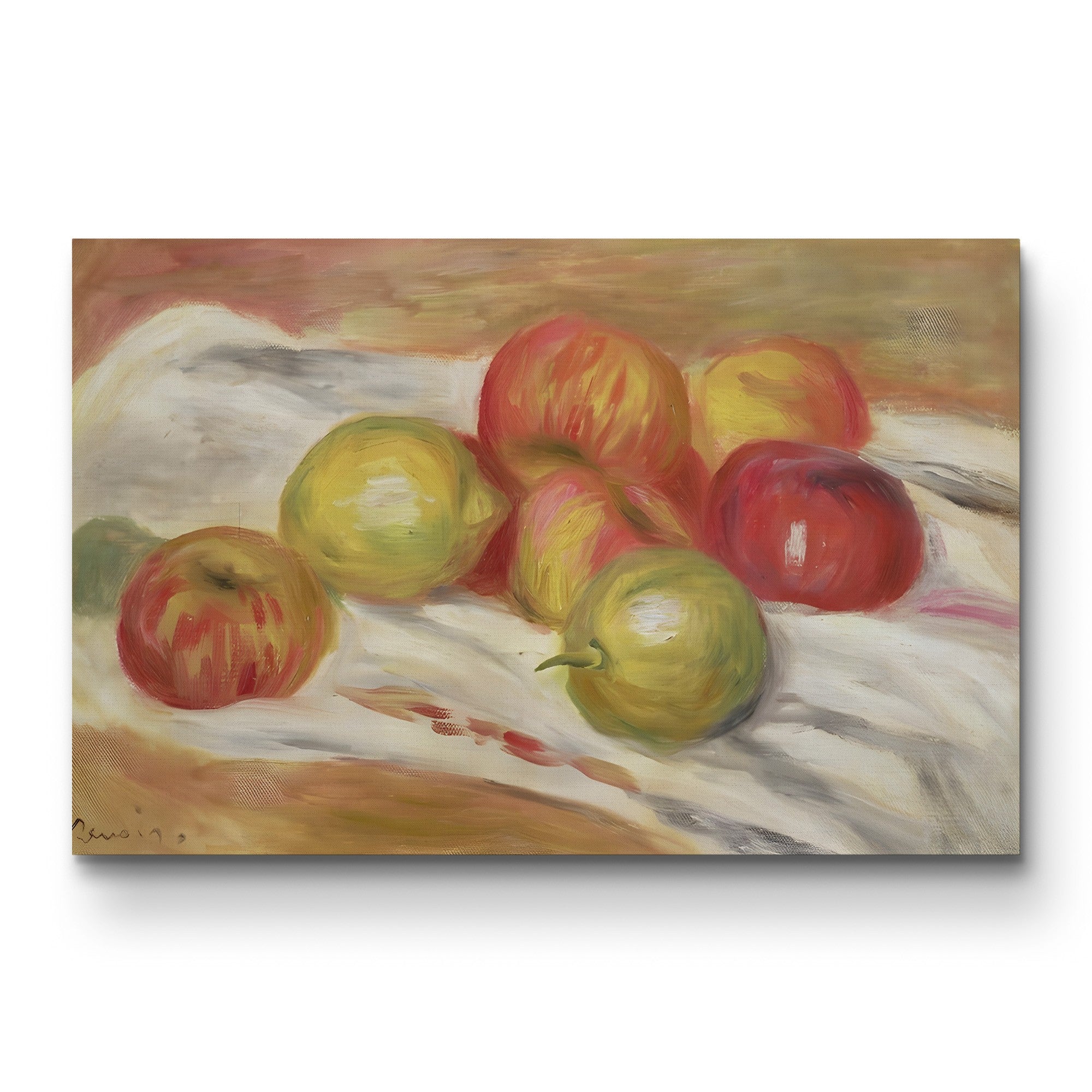 Seven Apples, 1910 – Renoir Wall Art | Impressionist Still Life Canvas Print
