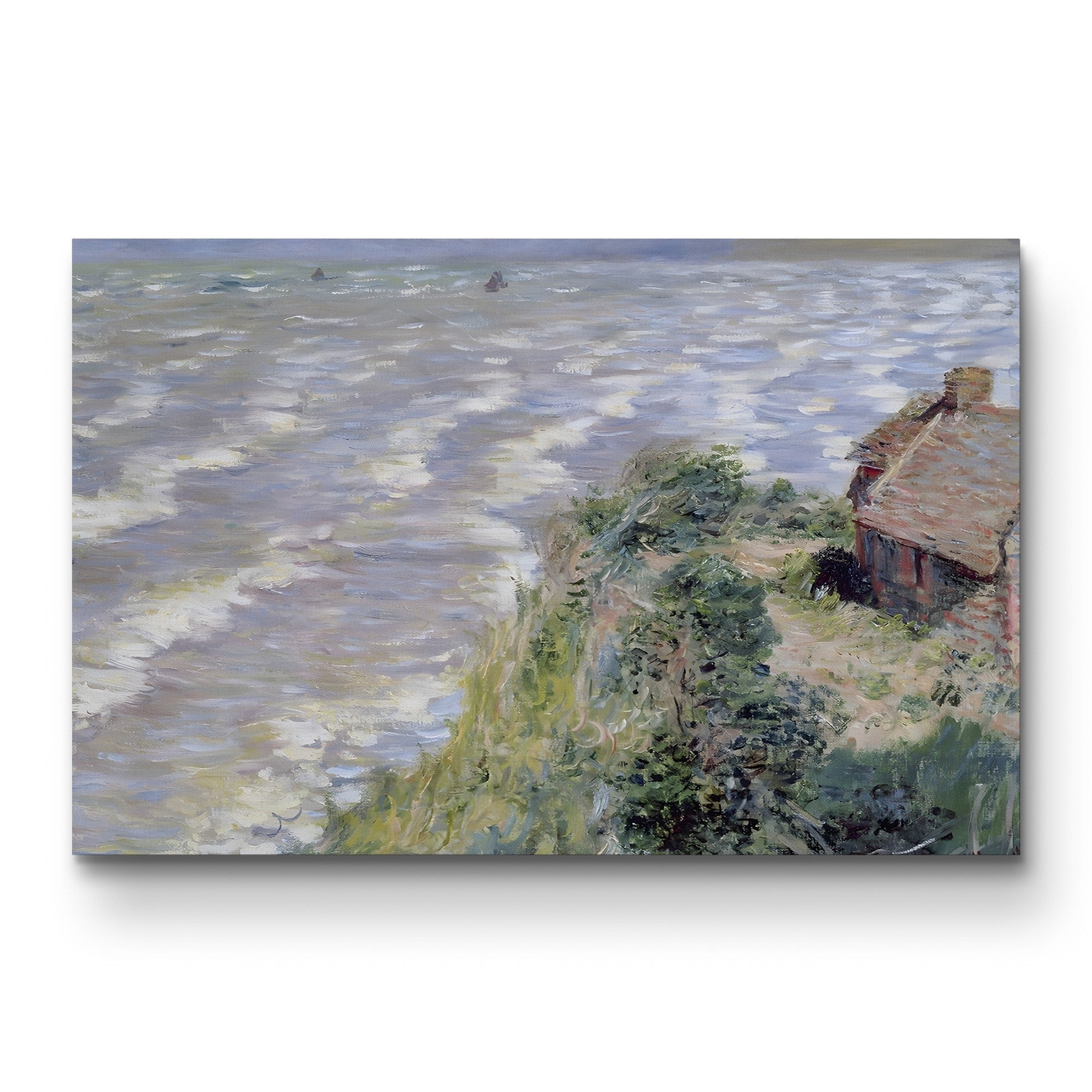 Rising Tide at Pourville (Marée montante à Pourville), 1882 by Claude Monet