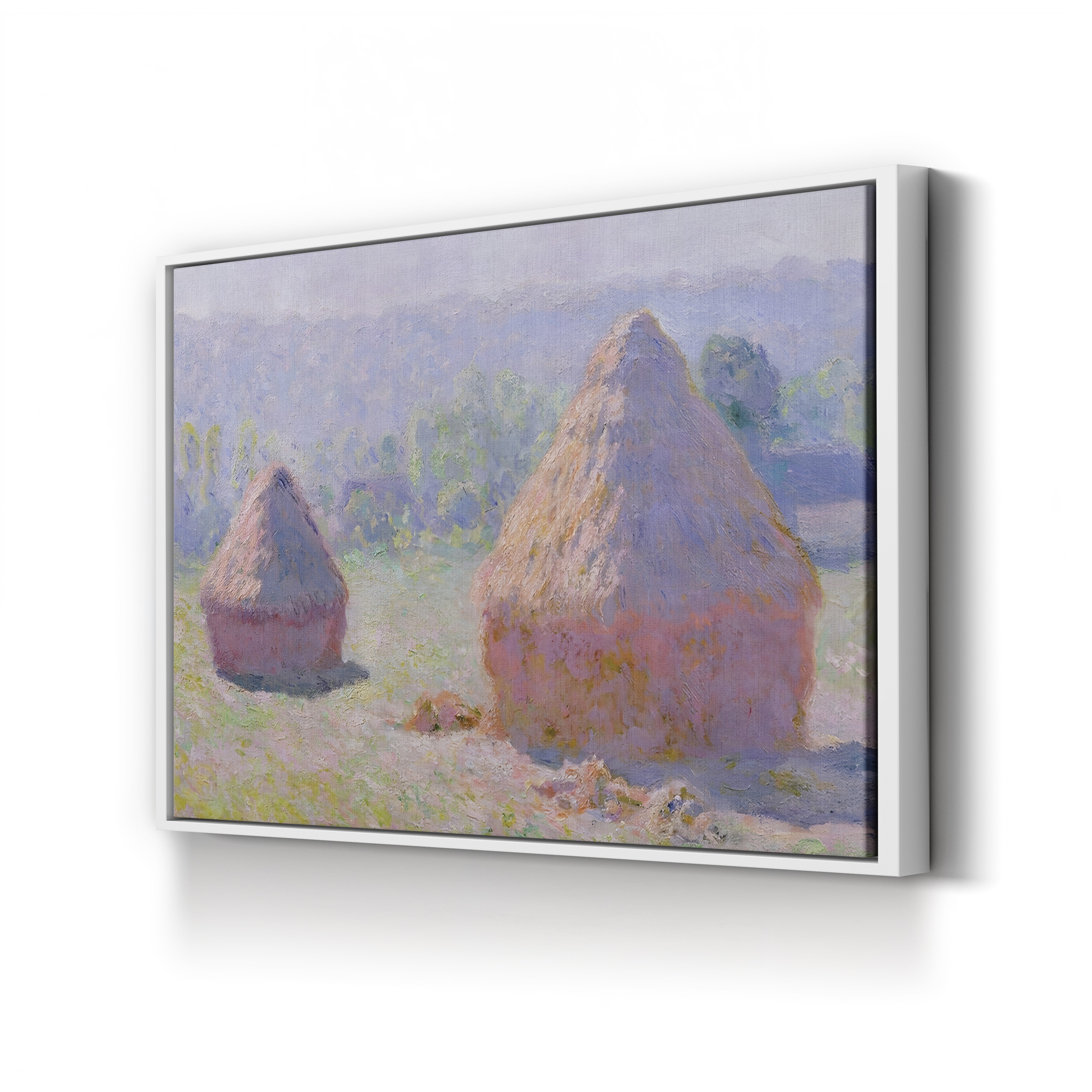 Grainstacks at the End of Summer, Morning Effect, 1891 – Claude Monet Wall Art | Impressionist Series Print