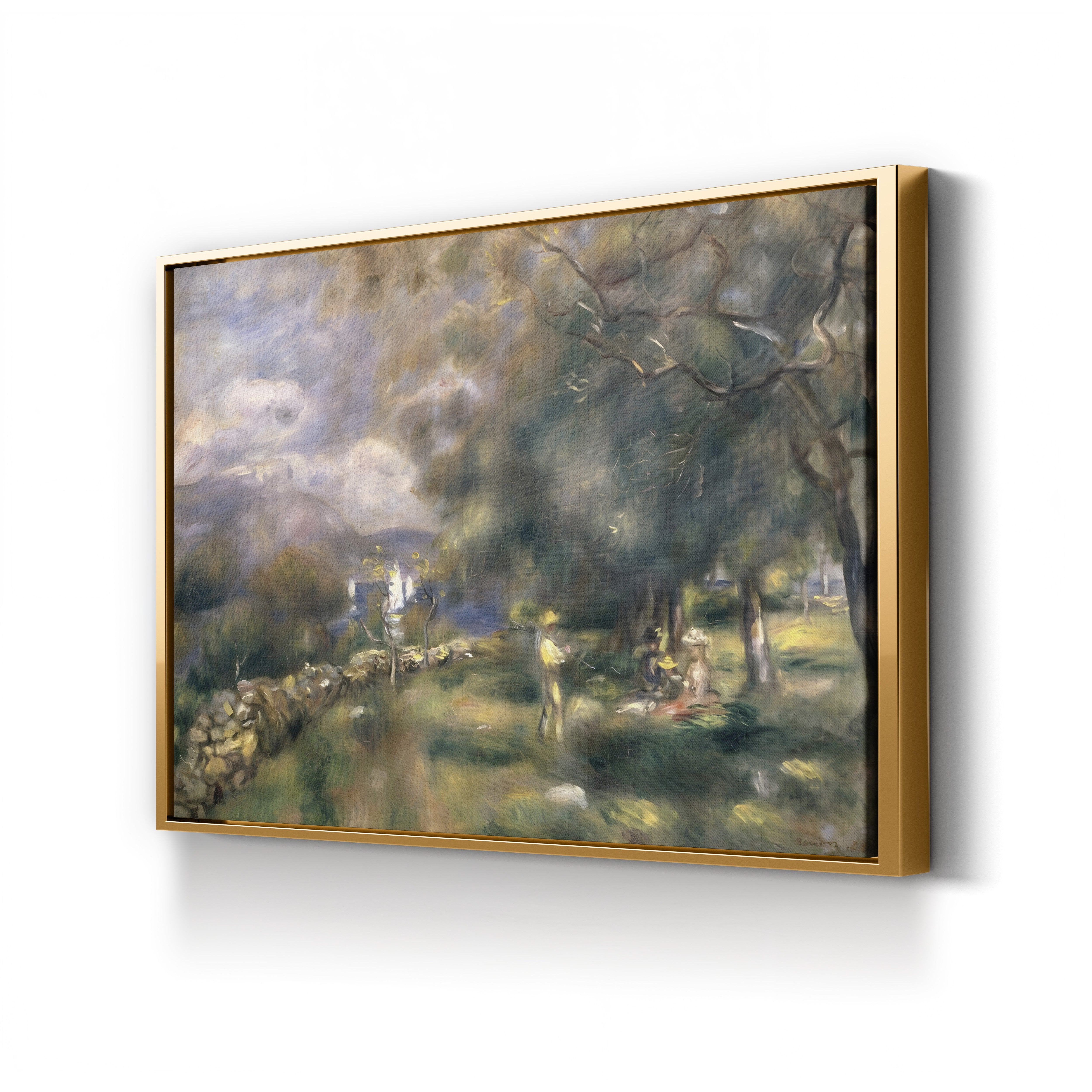Peninsula of Saint Jean, 1888 – Renoir Wall Art | Impressionist Canvas