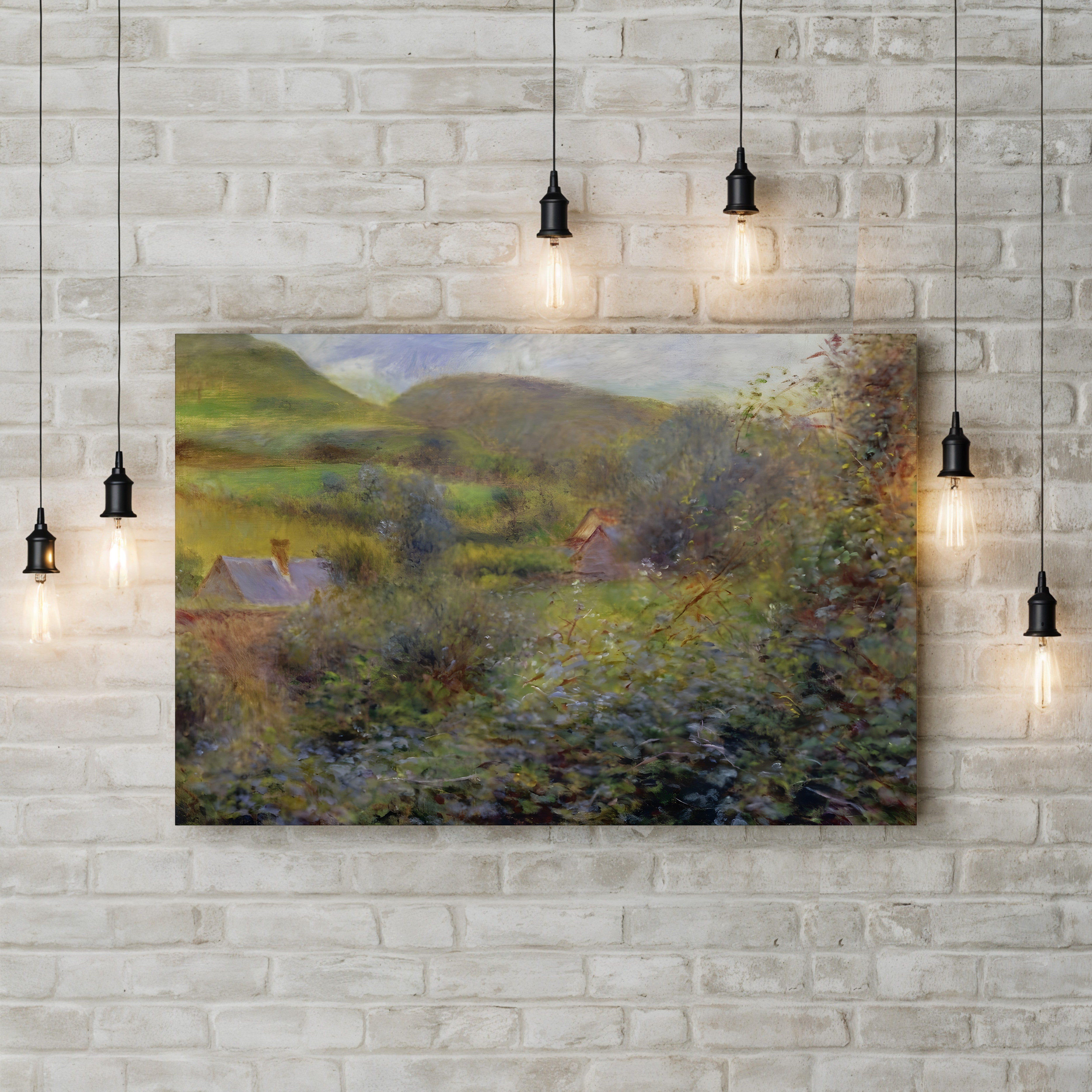 Pourville, 1878 – Renoir Wall Art | Impressionist Coastal Canvas Print