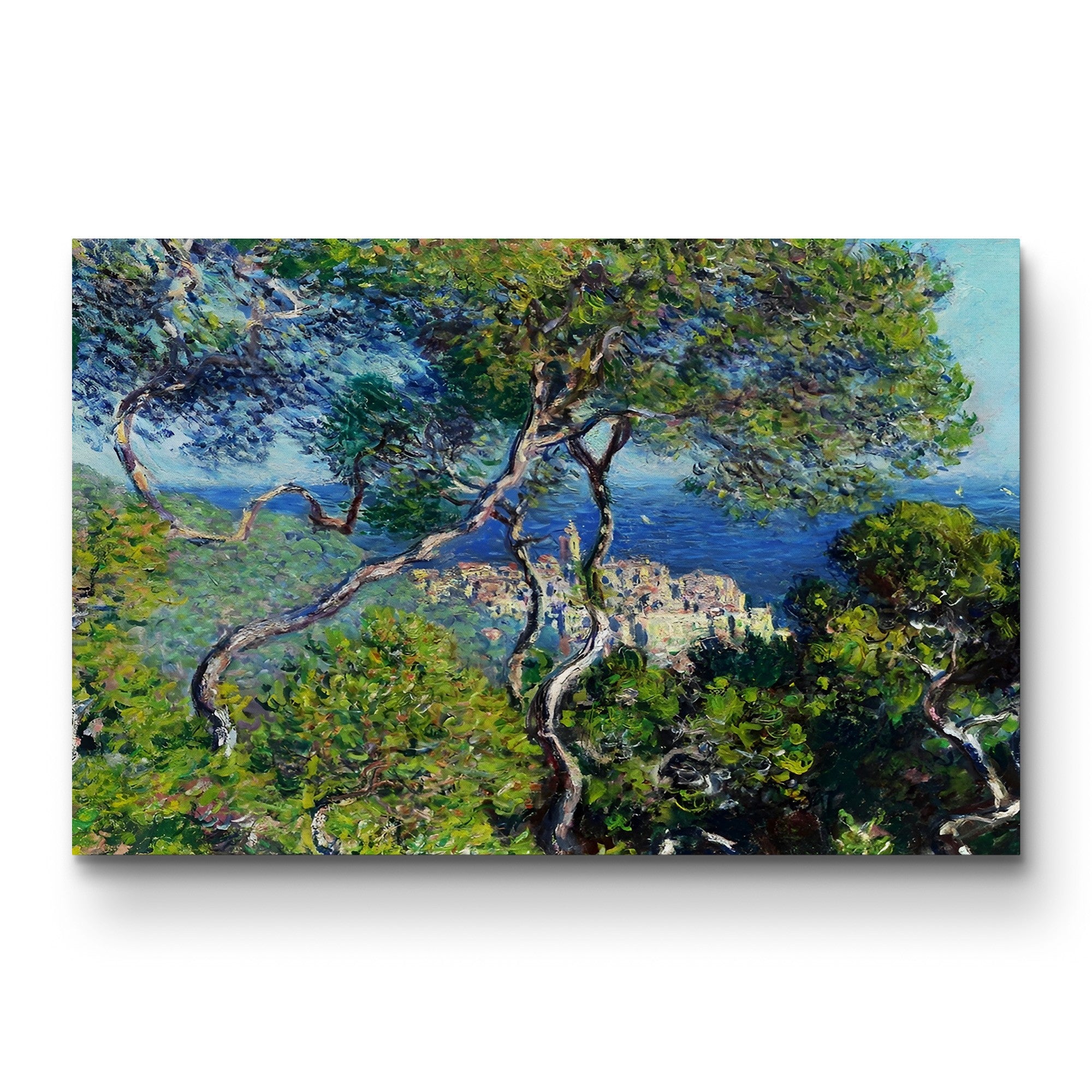 Bordighera – Claude Monet Wall Art | Impressionist Italian Riviera Canvas Print