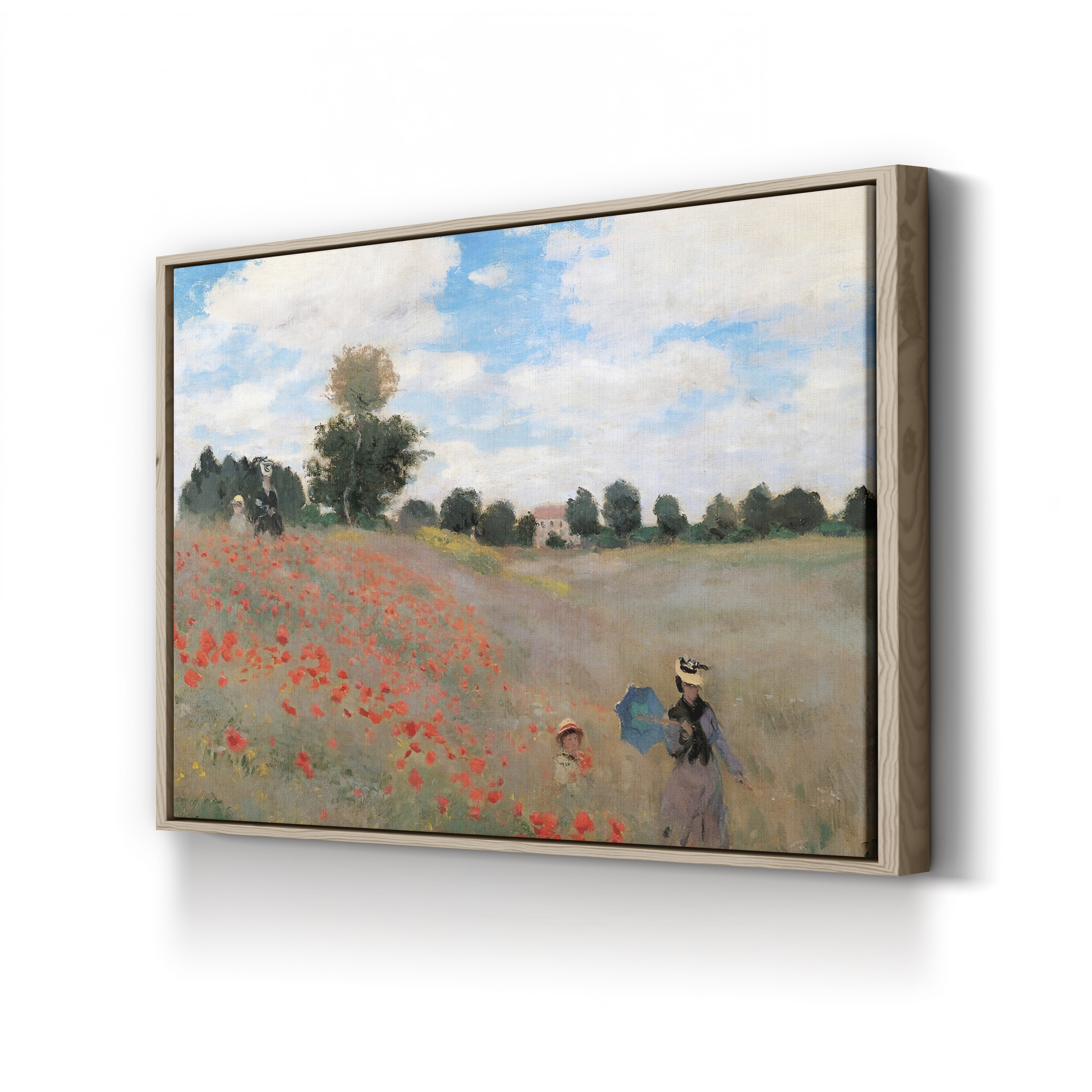 Poppy Field (Les Coquelicots), 1873 by Claude Monet