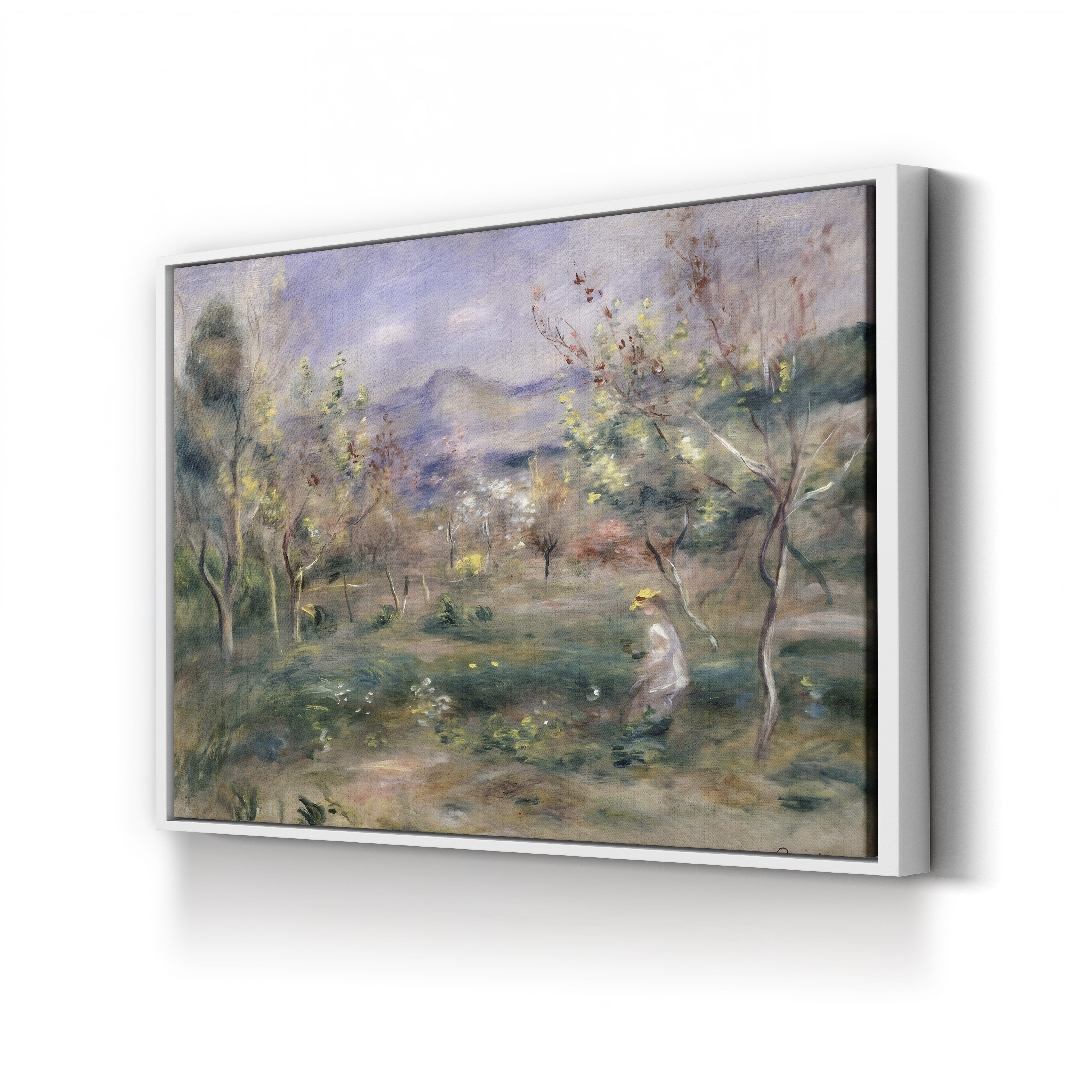 Orchard in Spring – Renoir Wall Art | Impressionist Landscape Canvas