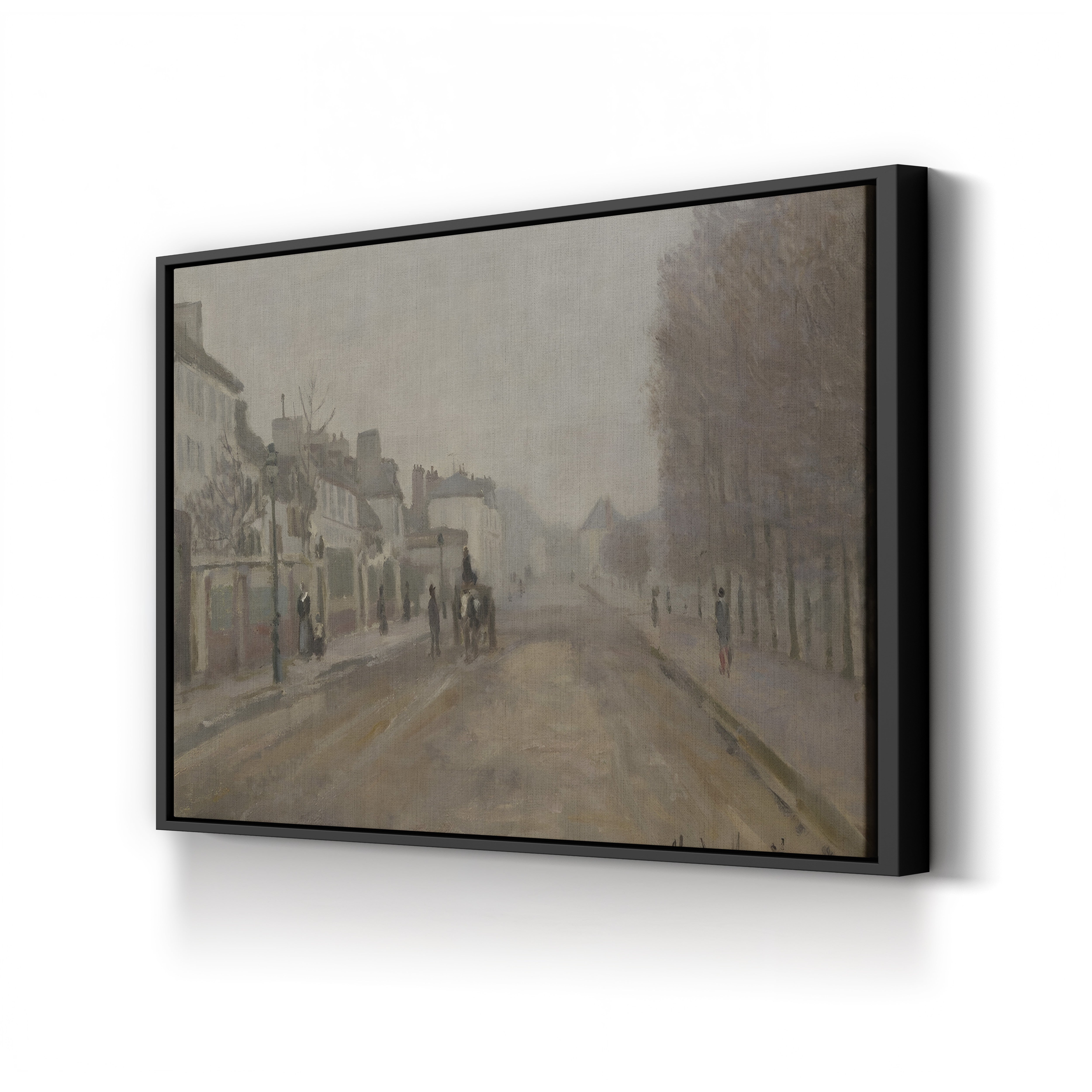 Boulevard Héloïse, Argenteuil, 1872 – Claude Monet Wall Art | Early Impressionist Canvas Print