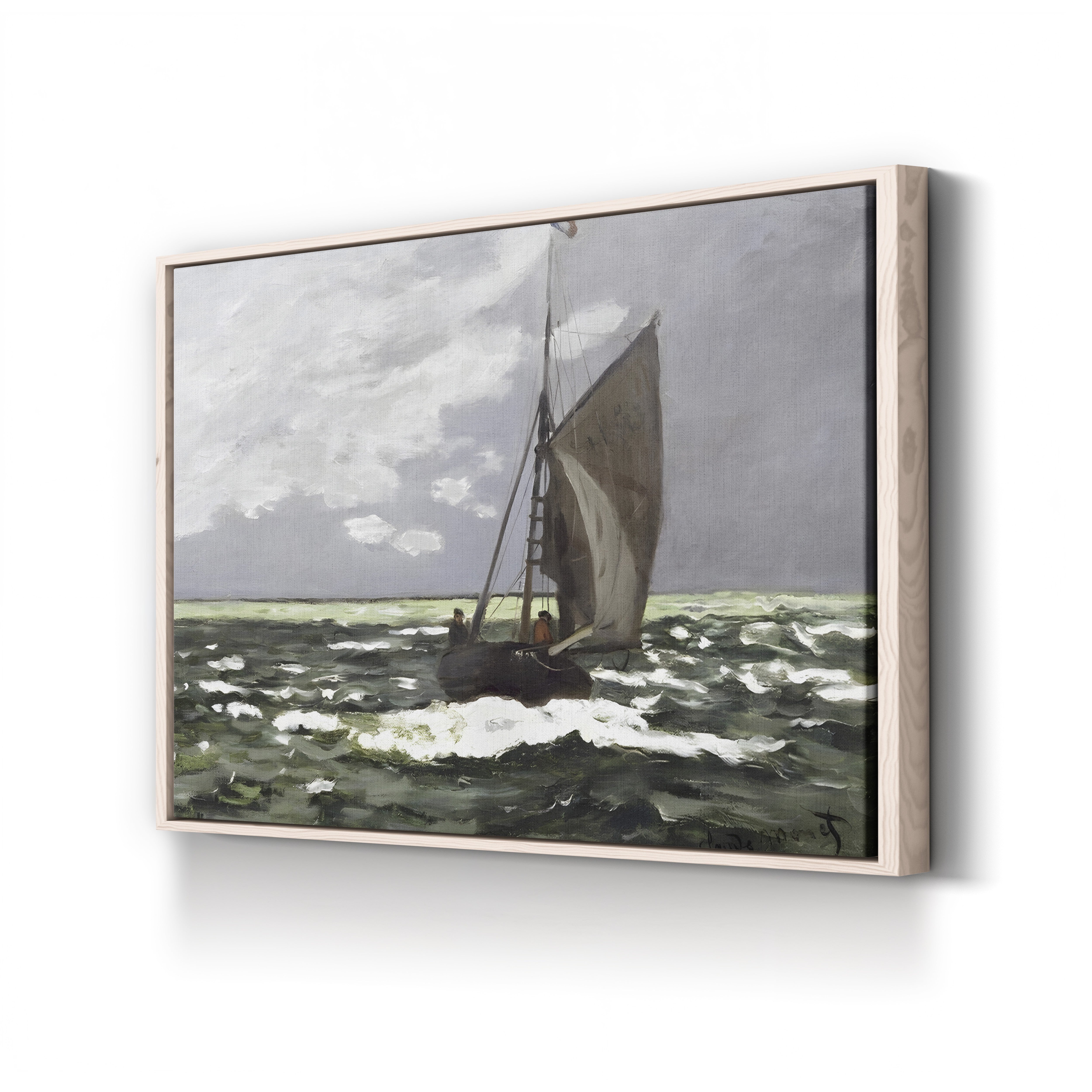 Seascape, Storm, 1866 by Claude Monet