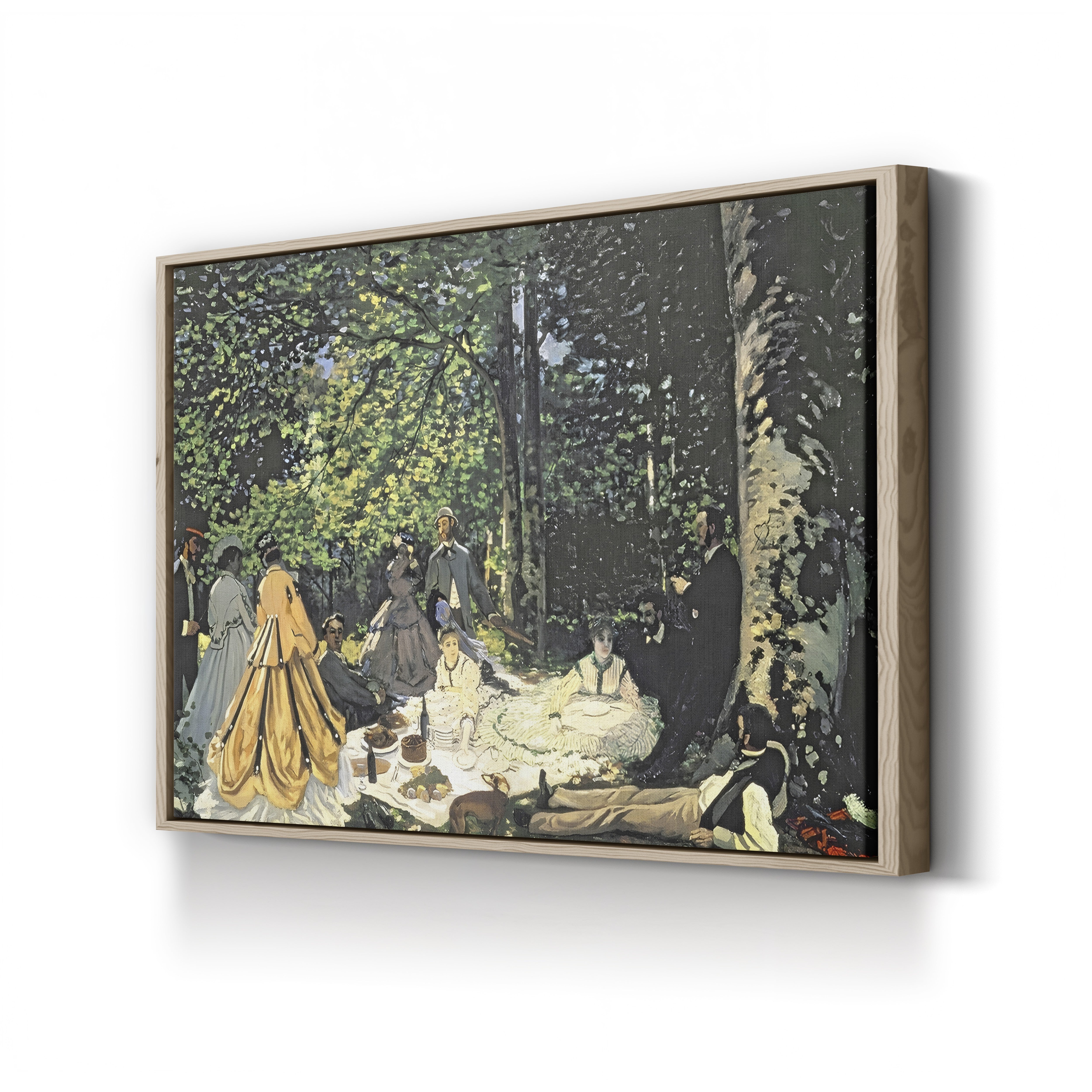 Luncheon on the Grass (Le Déjeuner sur l’herbe), 1865-66 by Claude Monet