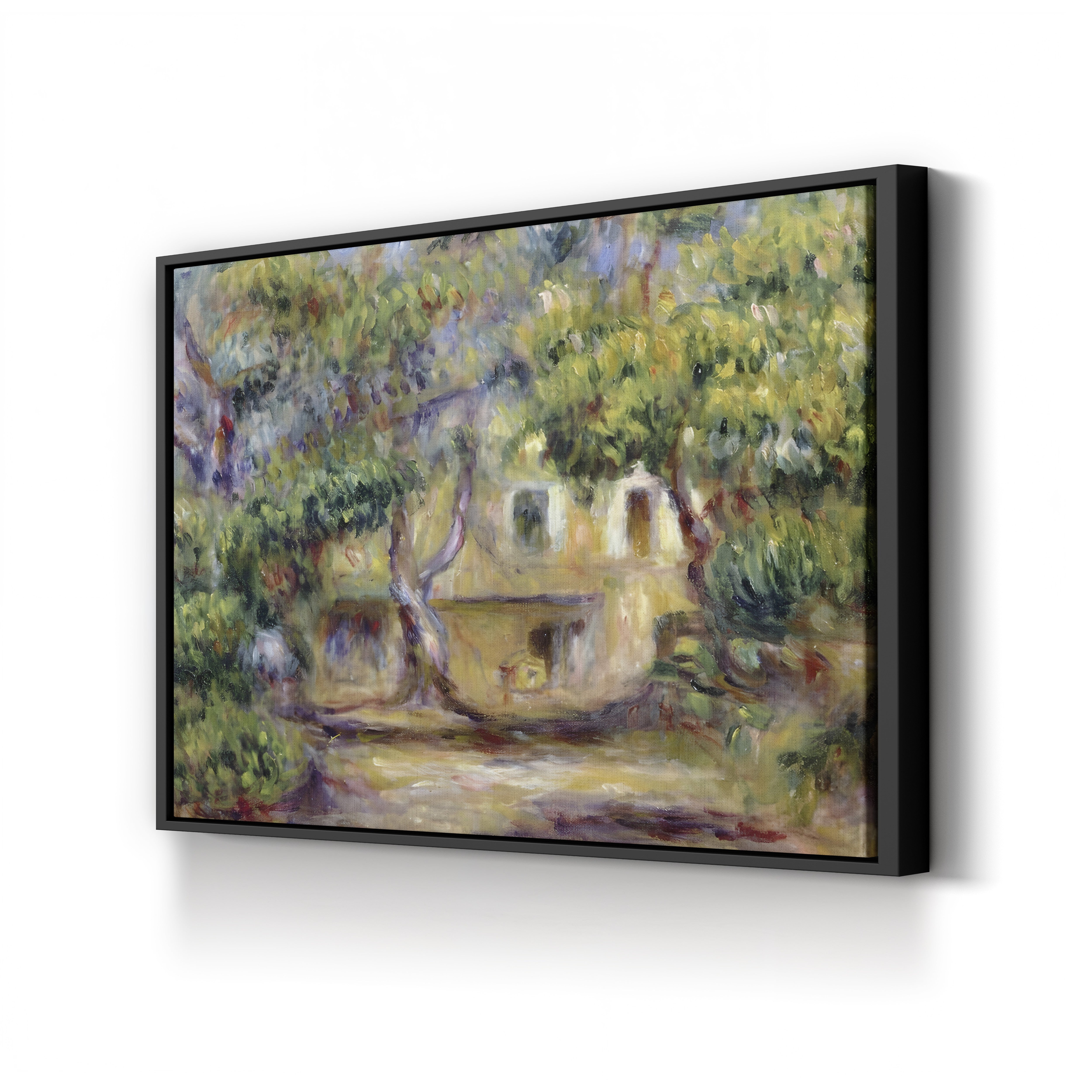 The Farm at Les Collettes, c.1915 – Pierre-Auguste Renoir Wall Art | Impressionist Provençal Canvas Print