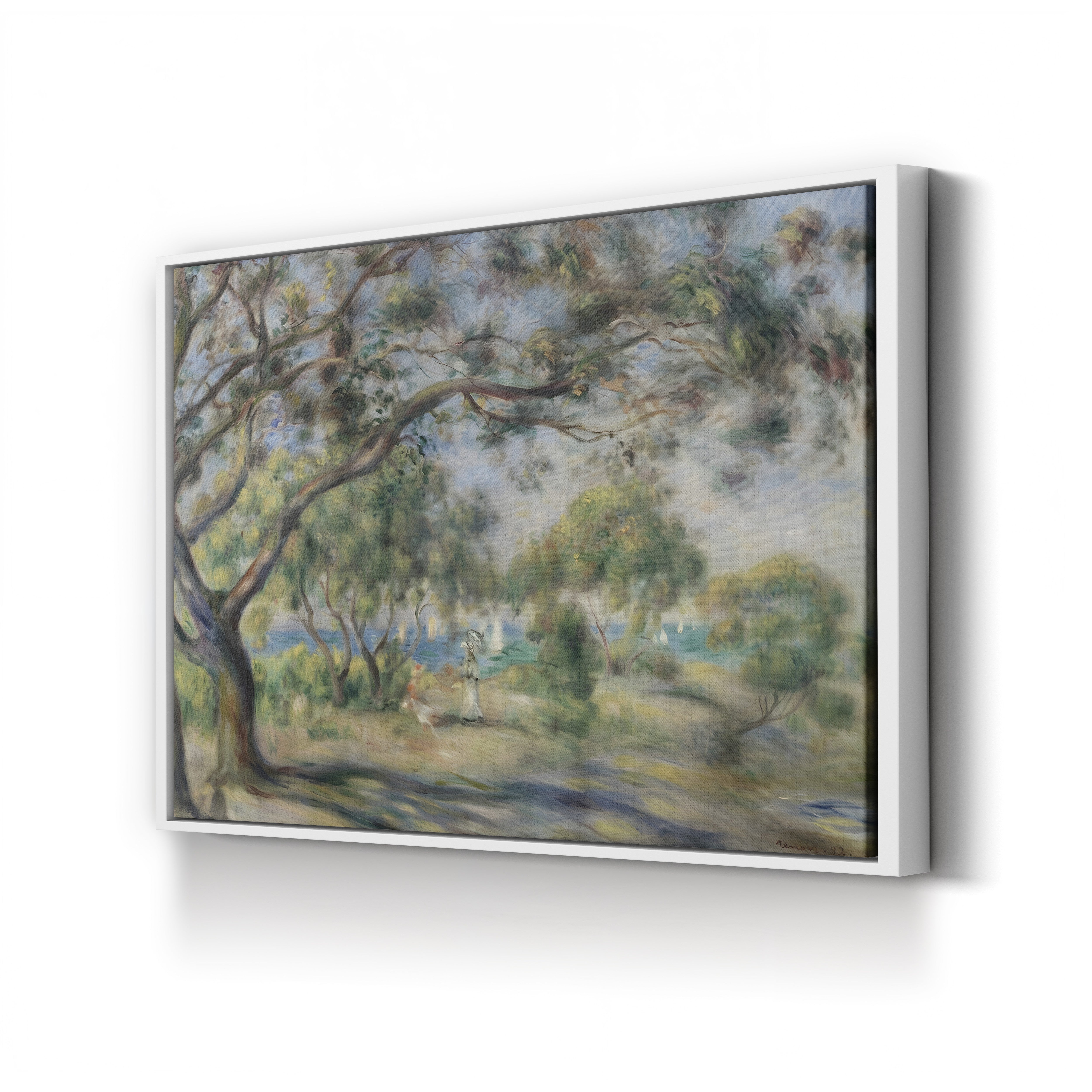 Bois de la Chaise, Noirmoutier, 1892 – Pierre-Auguste Renoir Wall Art | Impressionist Woodland Canvas Print