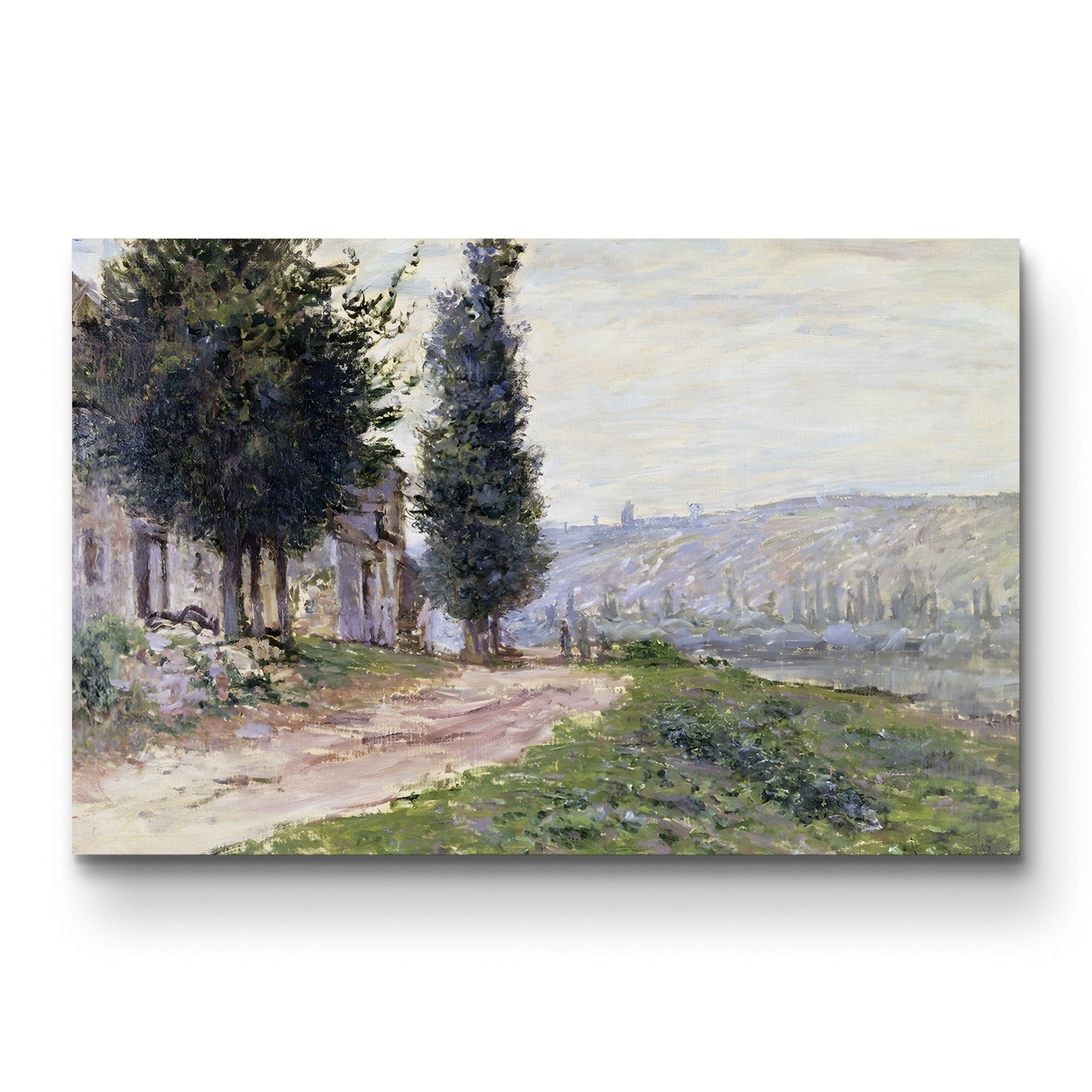 Riverbank at Lavacourt (La Berge à Lavacourt), 1879 by Claude Monet