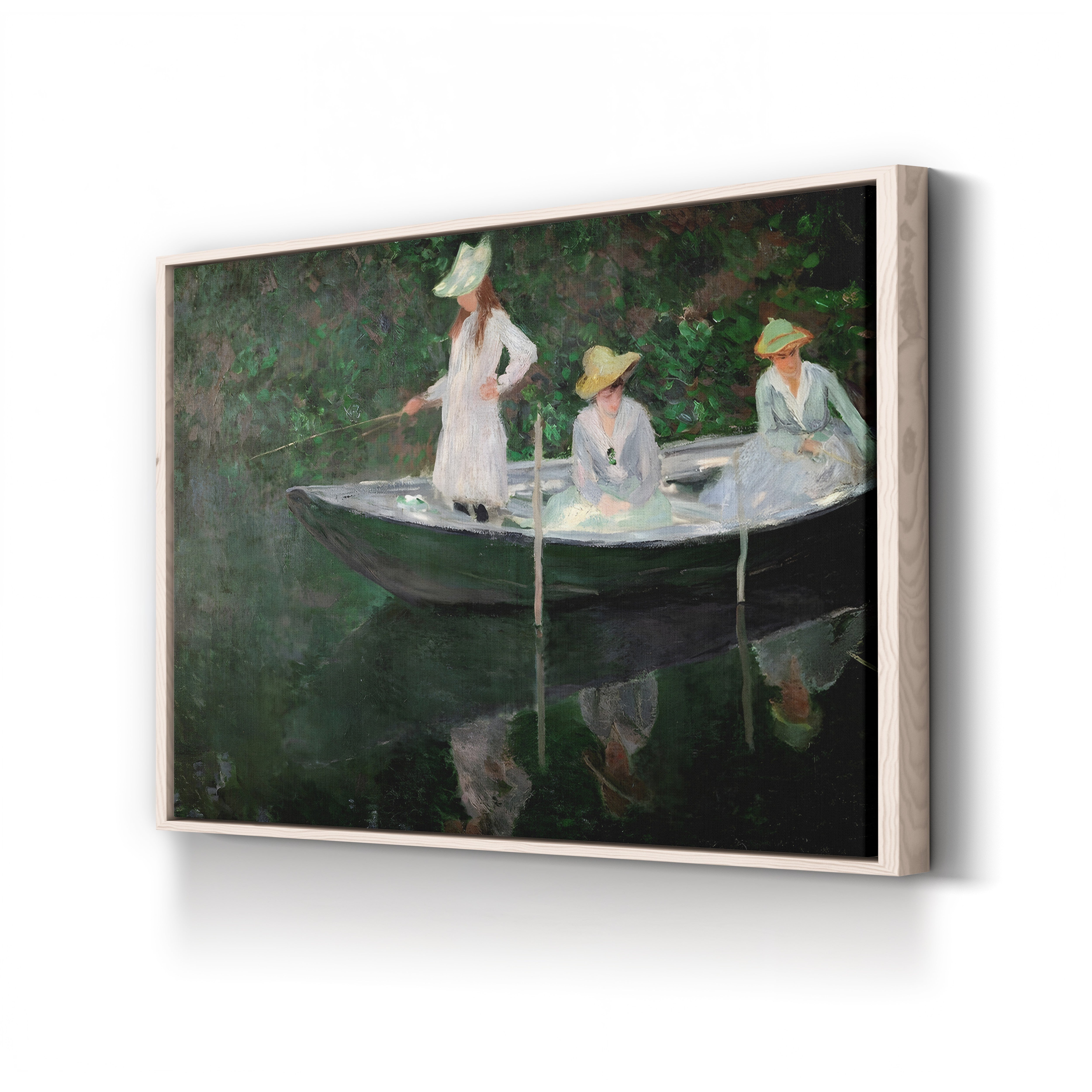 The Boat at Giverny (En norvégienne), c. 1887 by Claude Monet