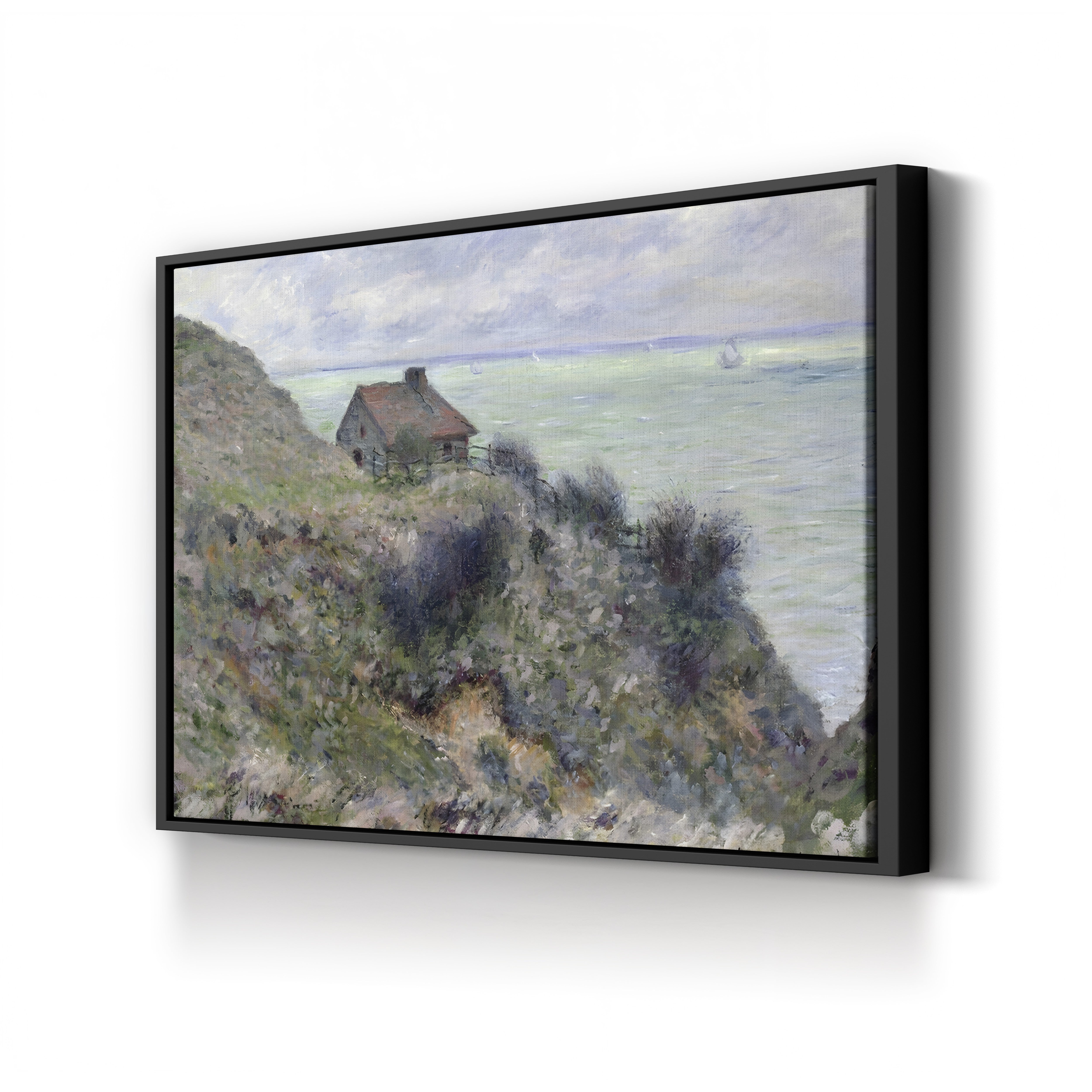 The Customs Officers’ Hut at Pourville (La Cabane des douaniers à Pourville), 1882 by Claude Monet