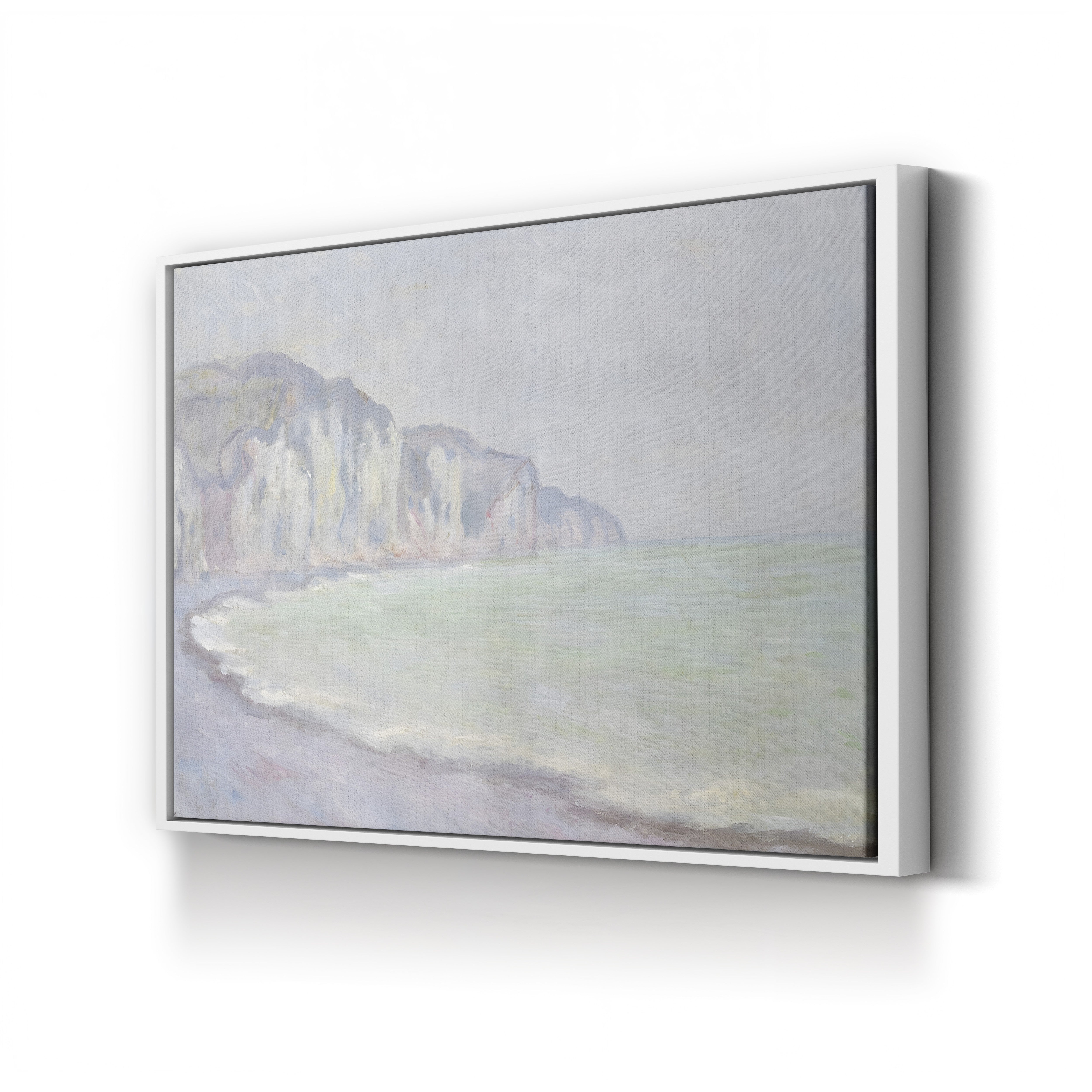 Cliffs at Pourville, 1896 – Claude Monet Wall Art | Late Impressionist Norman Coast Canvas Print