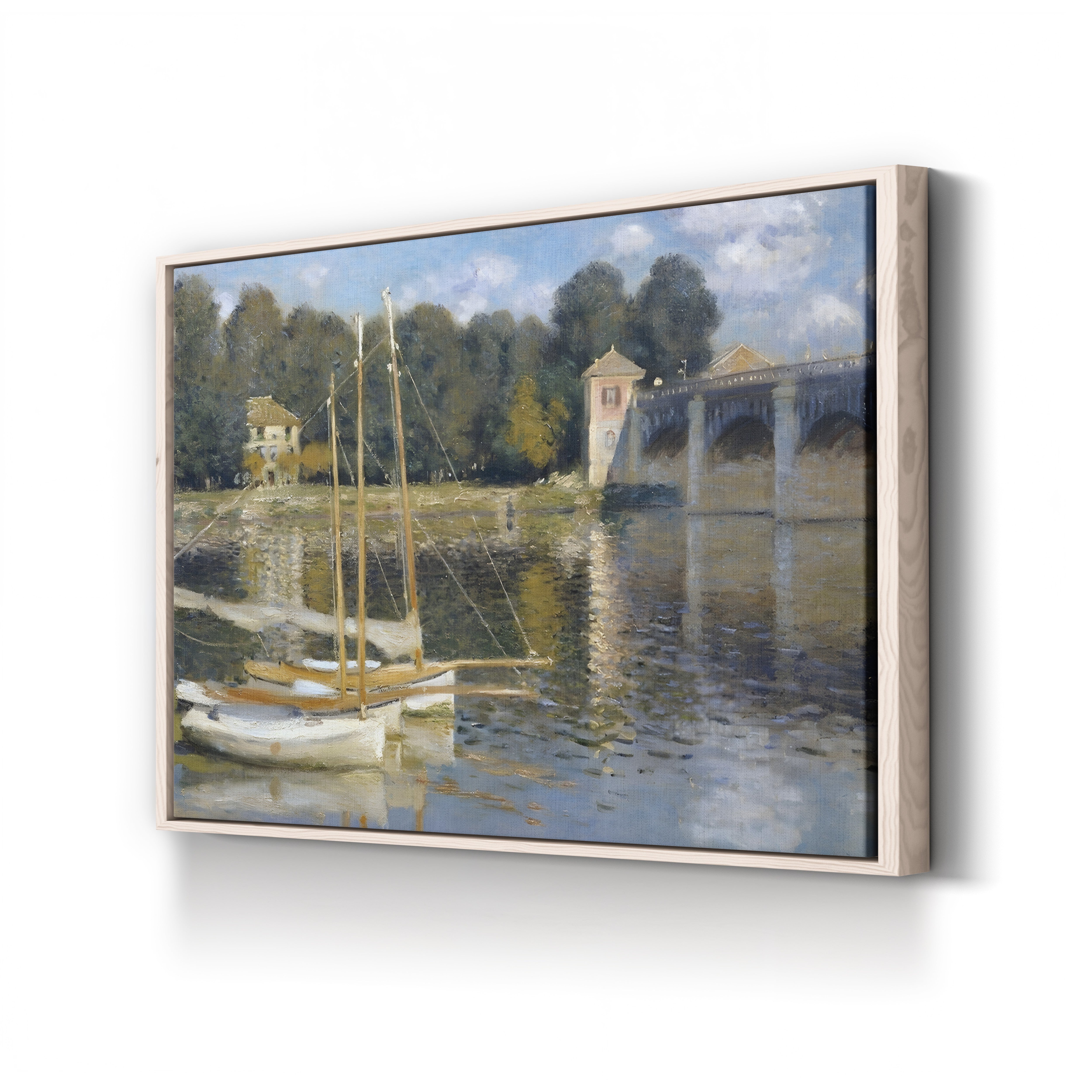 Bridge at Argenteuil, 1874 – Claude Monet Wall Art | Iconic Impressionist Canvas Print
