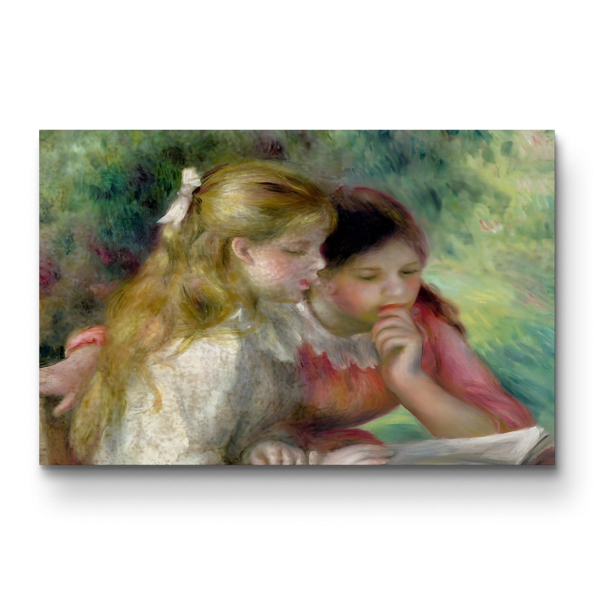 The Reading, c. 1890–95 – Pierre-Auguste Renoir Wall Art | Impressionist Domestic Canvas Print