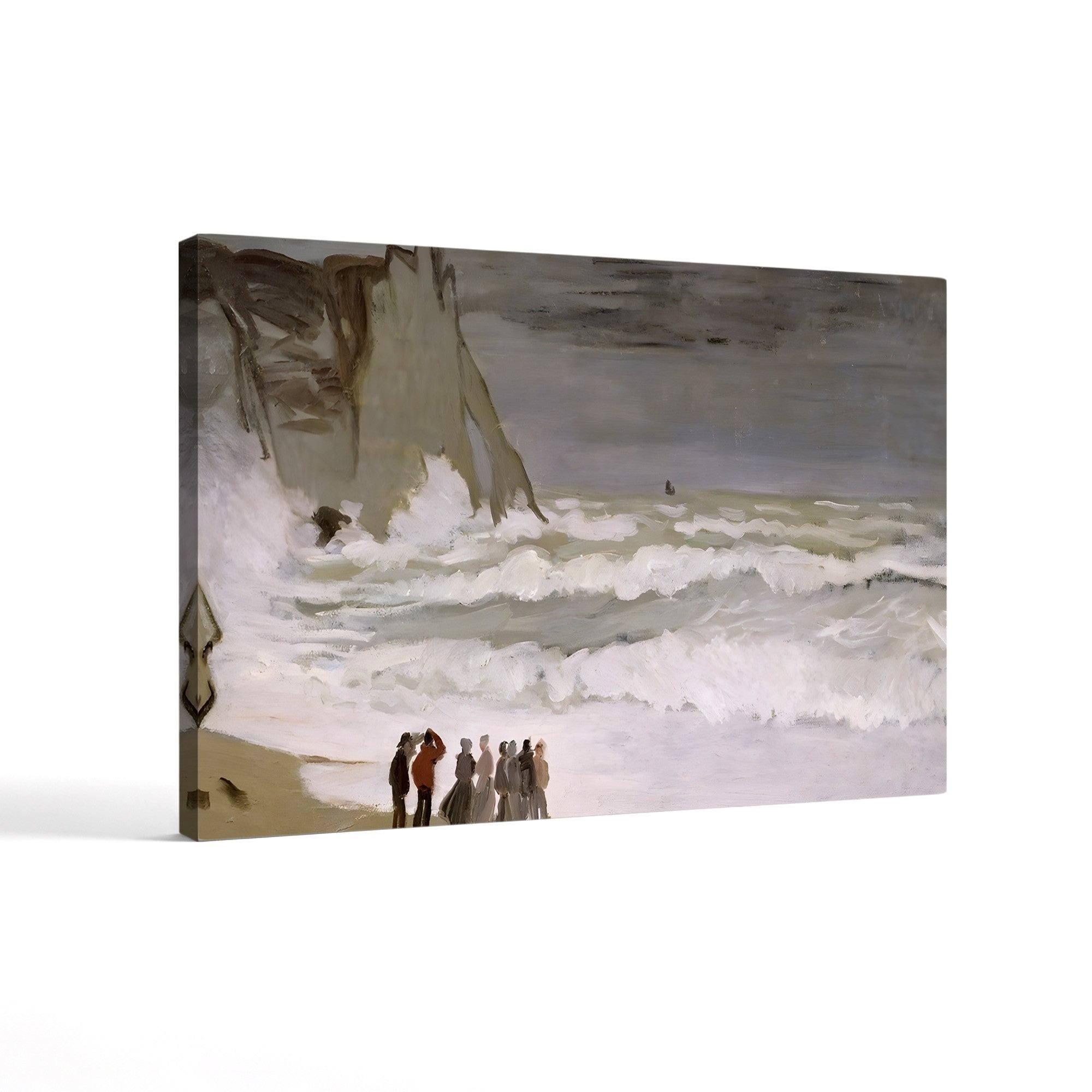 Rough Sea at Étretat (Grosse Mer à Étretat), c. 1868-69 by Claude Monet