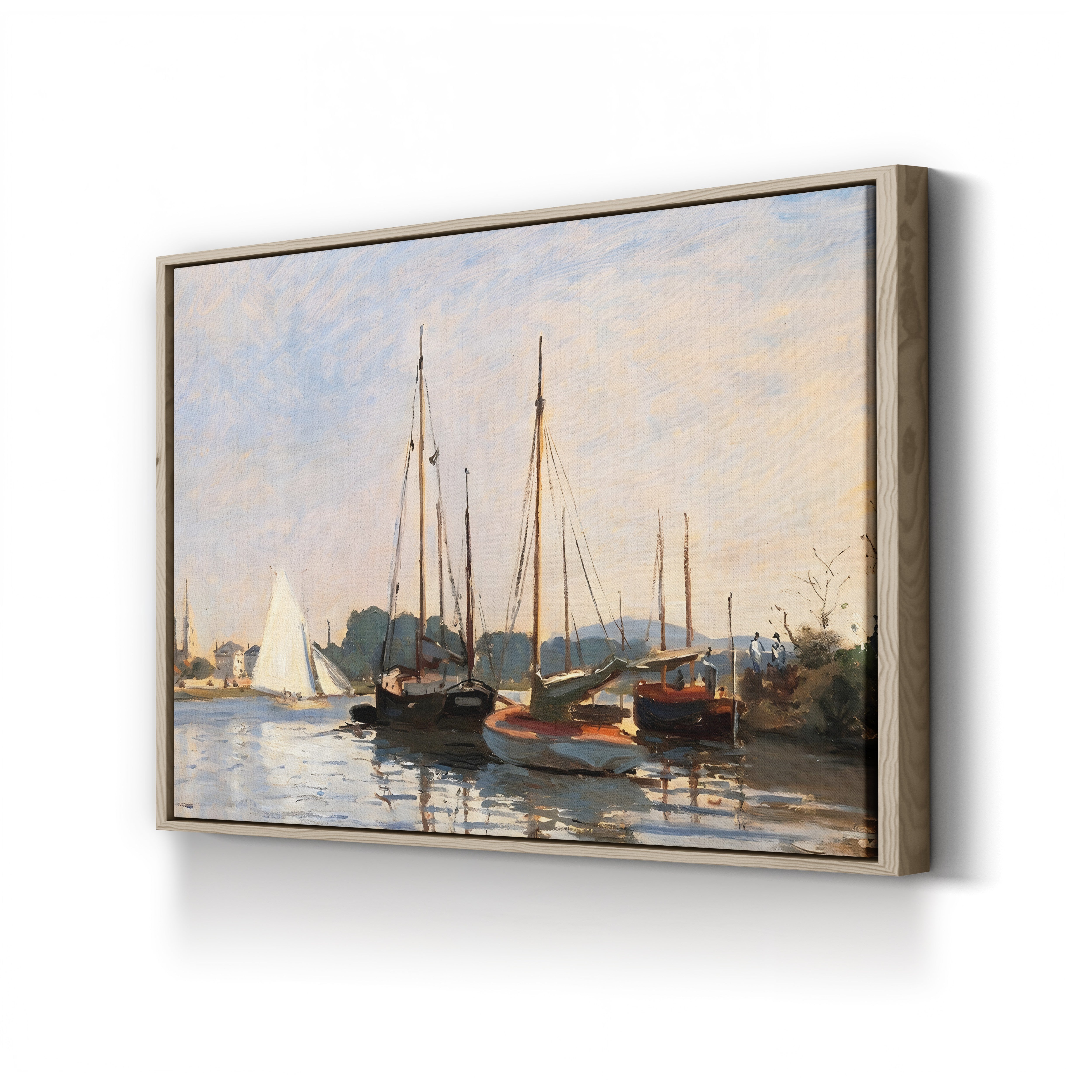 Sailing Boats at Argenteuil (Voiliers à Argenteuil), 1872-1873 by Claude Monet