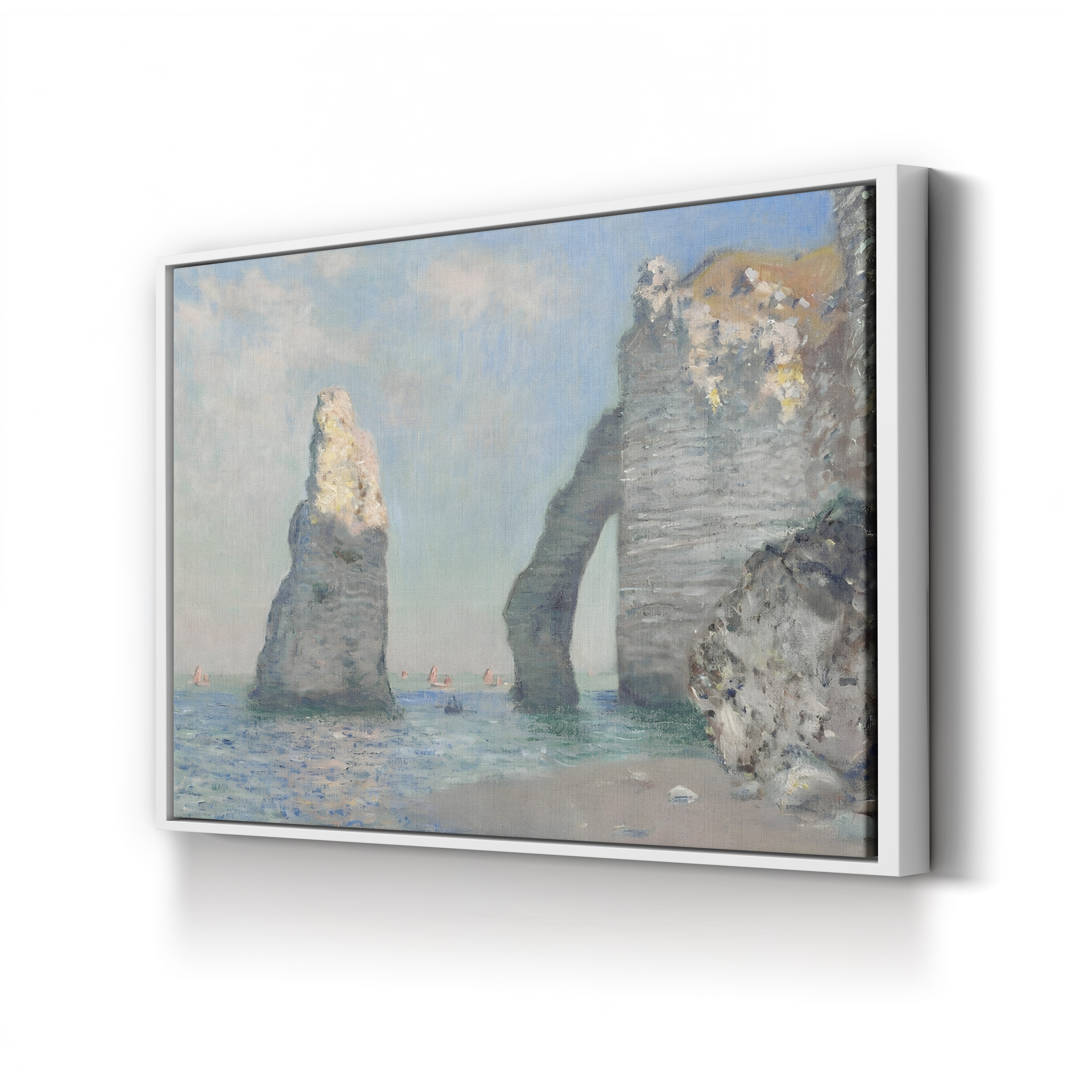 The Cliffs at Etretat (Falaises à Étretat), 1885 by Claude Monet
