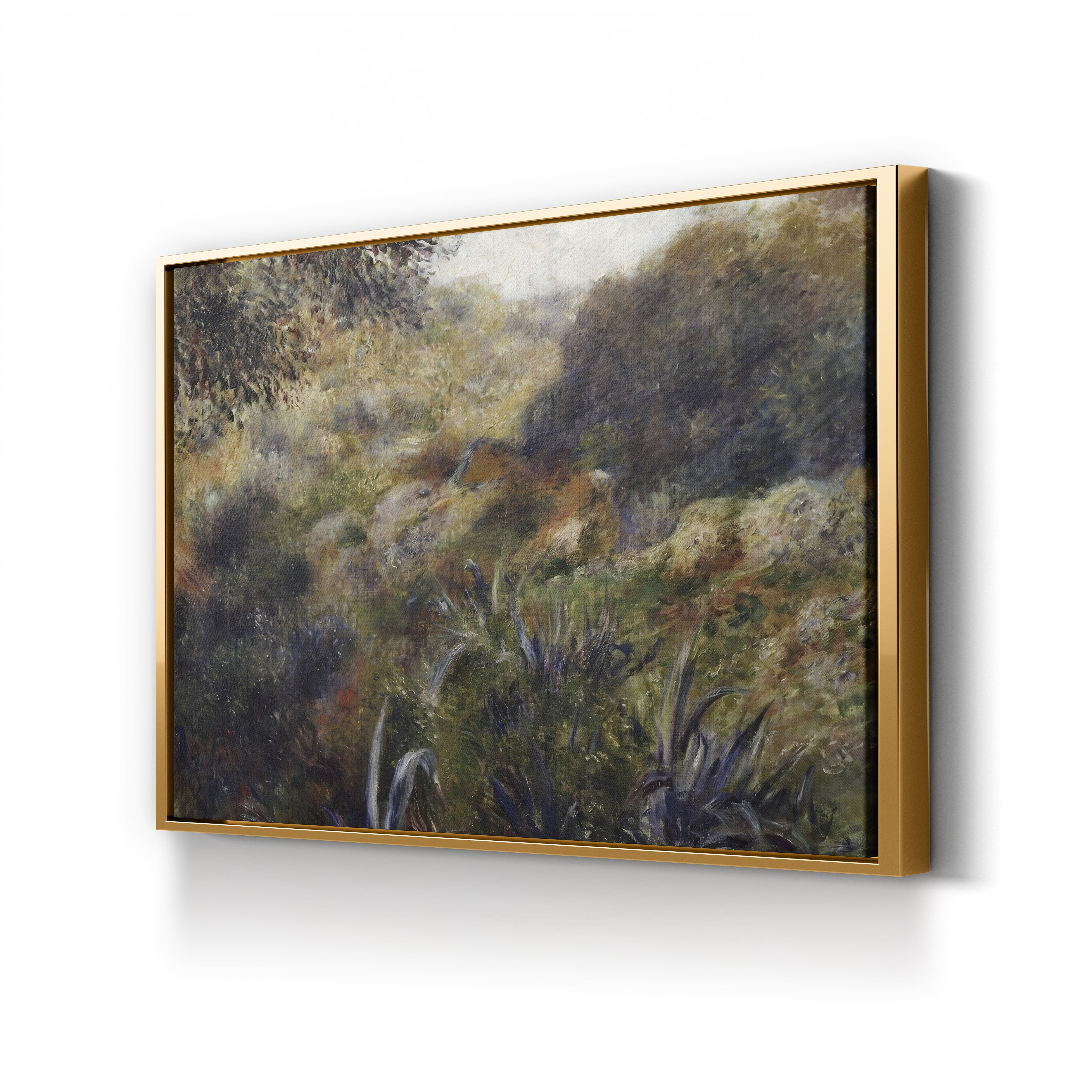 Algerian Landscape, 1881 – Pierre-Auguste Renoir Wall Art | Impressionist Landscape Canvas Print