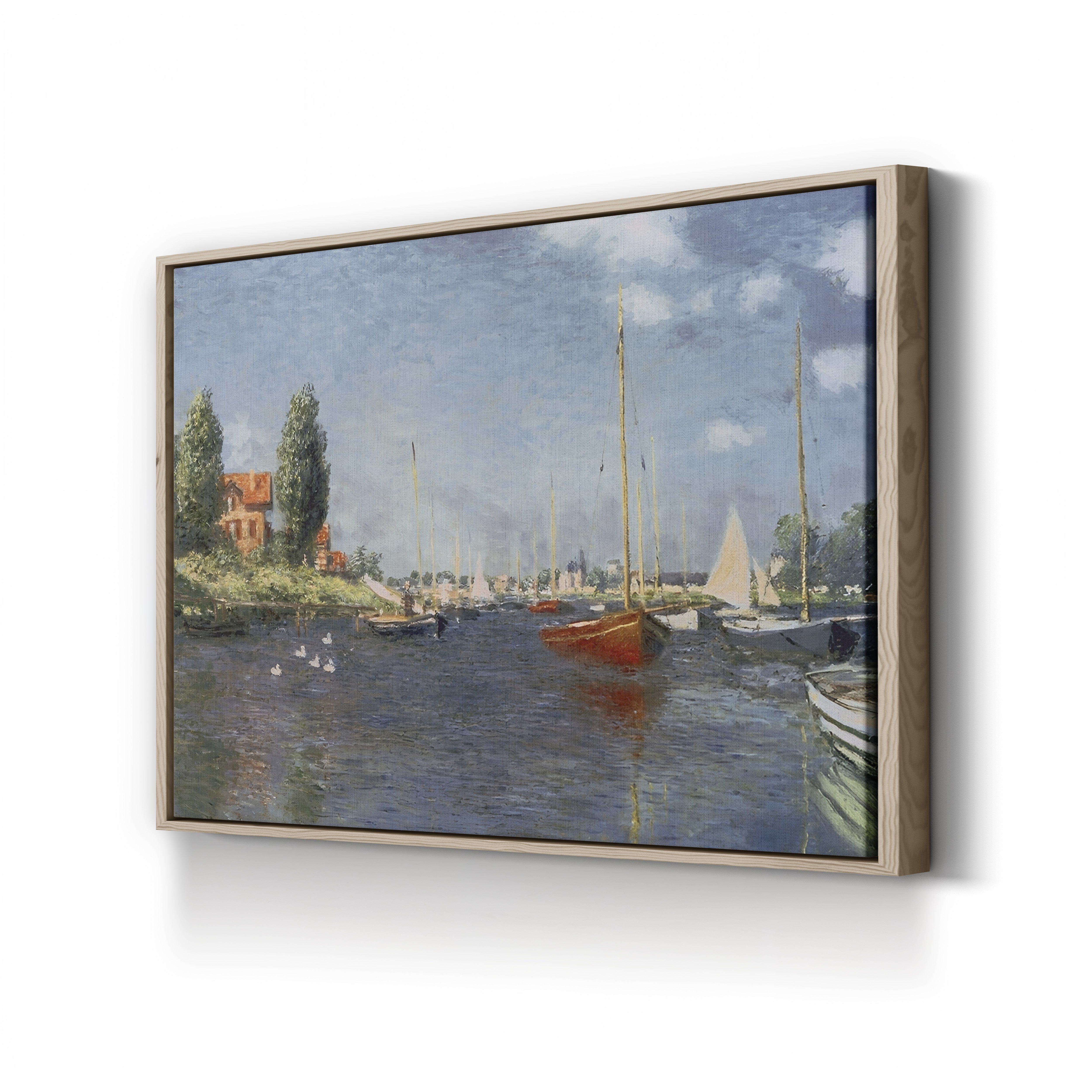 Red Boats, Argenteuil (Les Bateaux rouges, Argenteuil), 1875 by Claude Monet