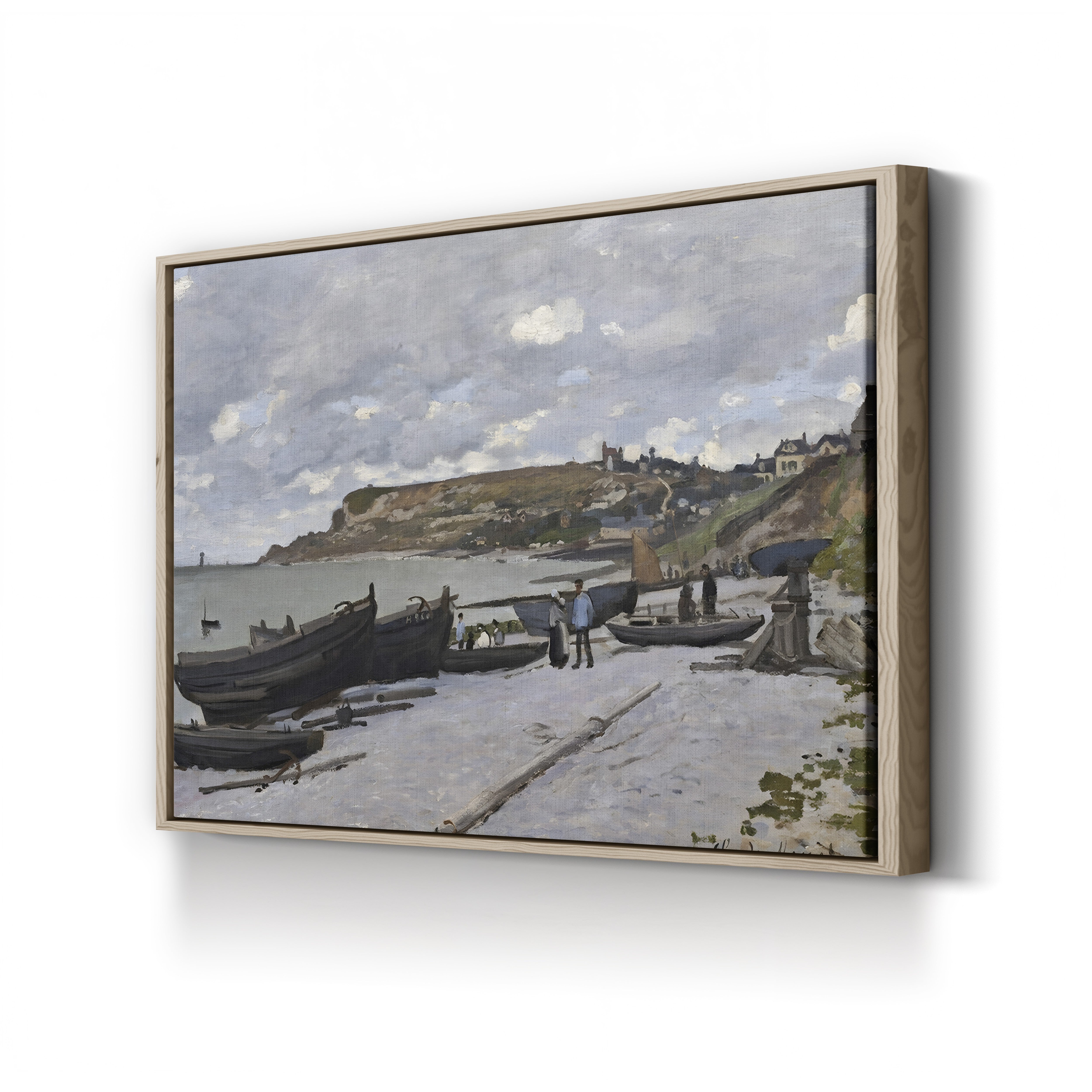 Sainte-Adresse (Bateaux de pêche sur le rivage), 1867 by Claude Monet