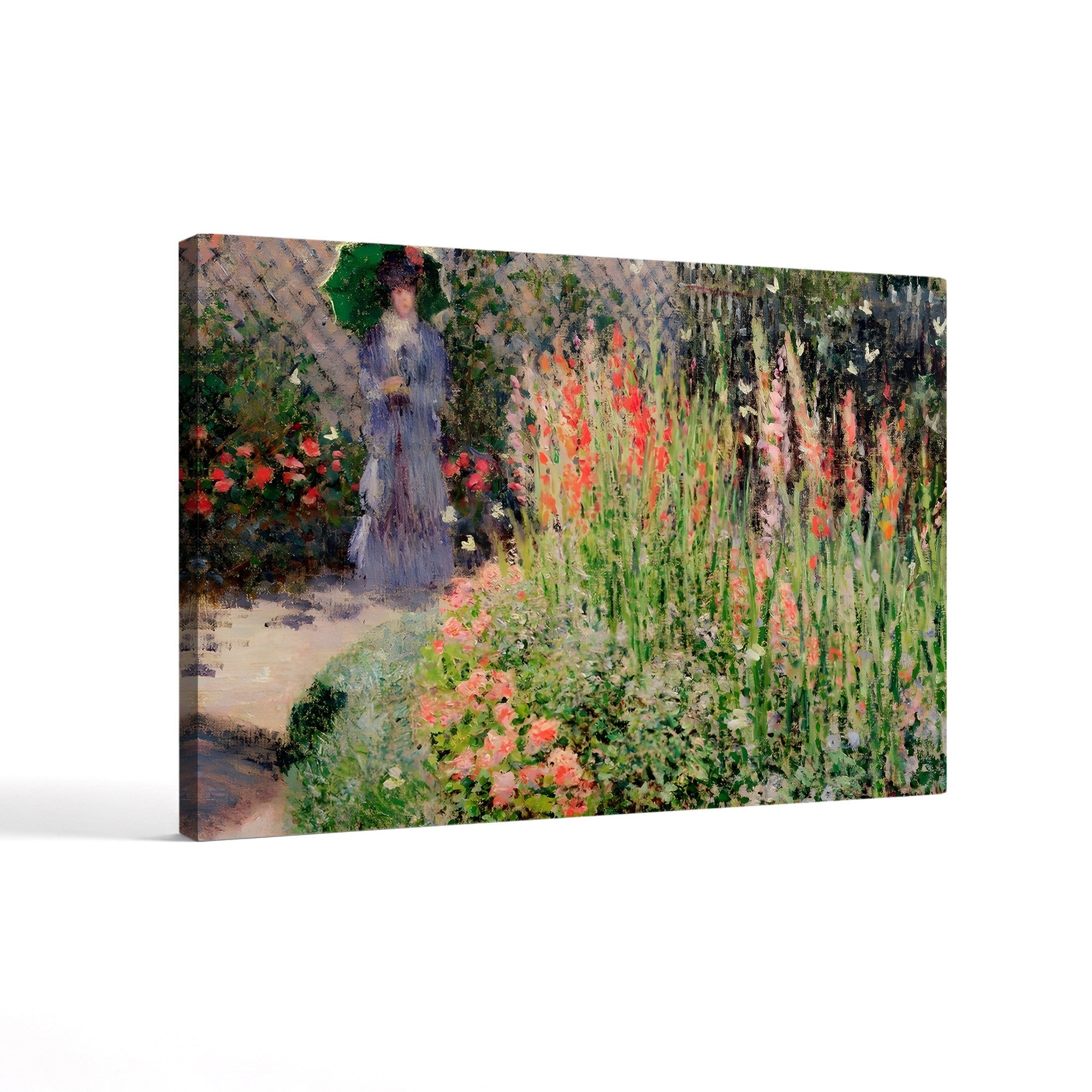 Gladioli, c. 1876 – Claude Monet Wall Art | Impressionist Floral Garden Canvas Print