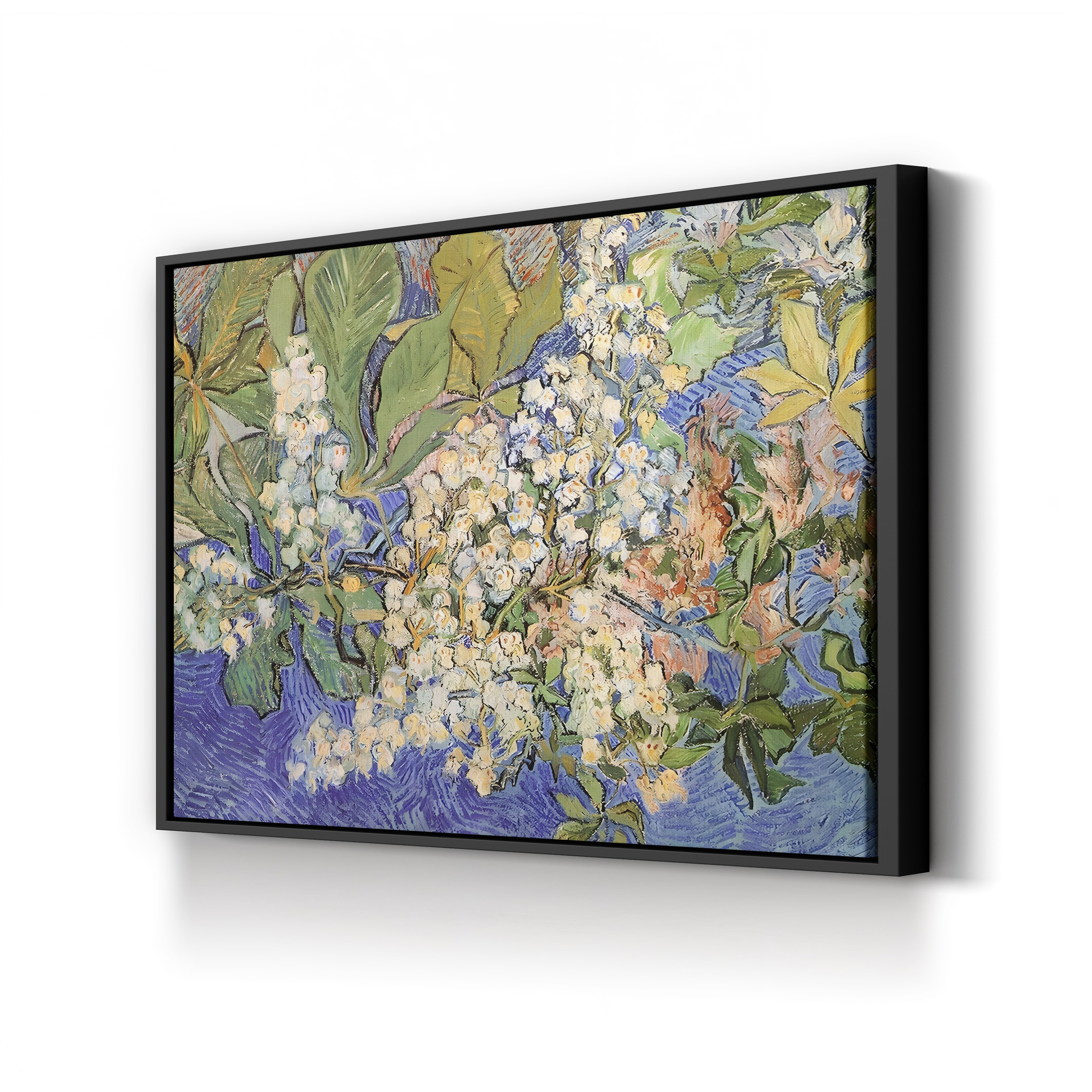 Blossoming Chestnut Branches, 1890 – Vincent van Gogh Wall Art | Post-Impressionist Floral Canvas Print