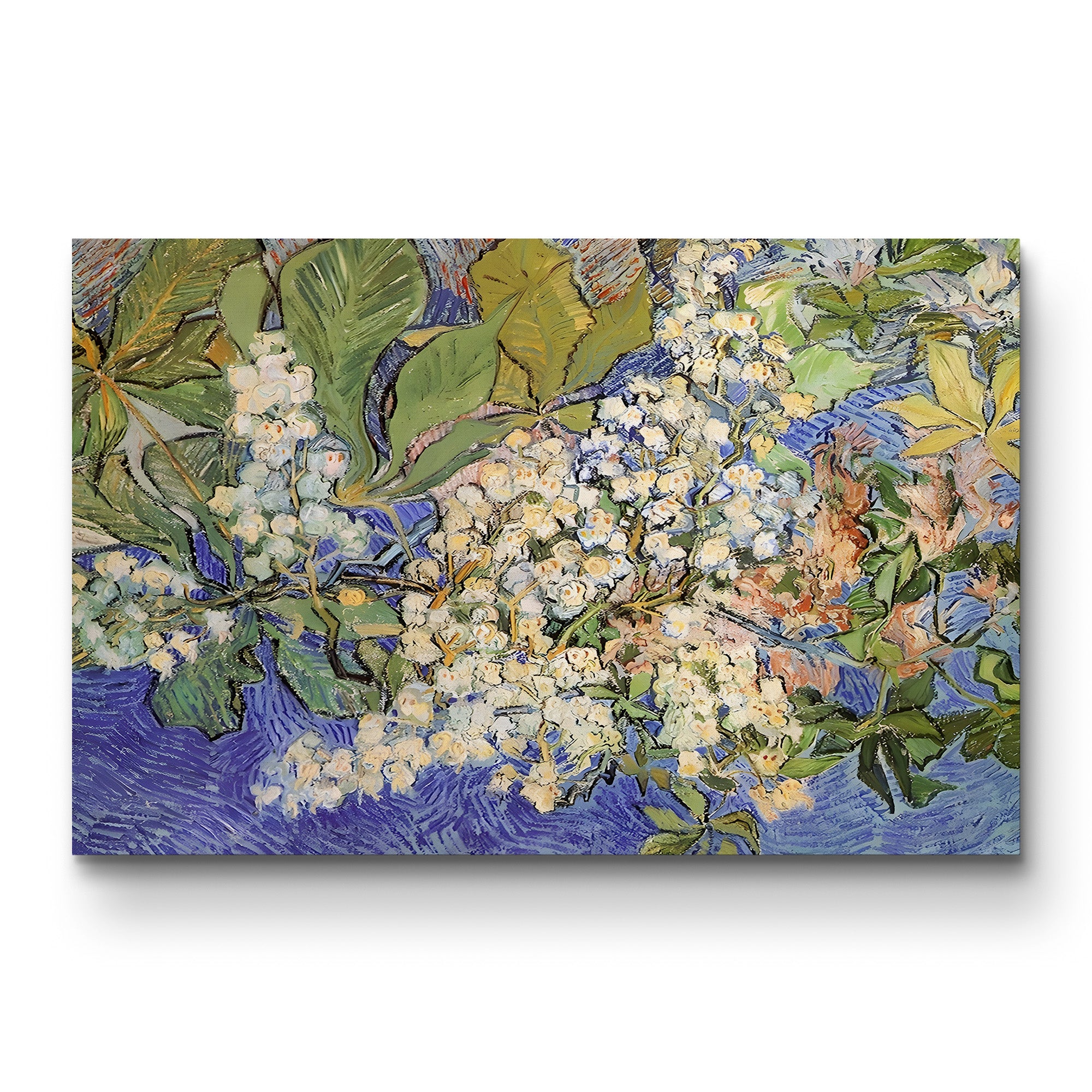Blossoming Chestnut Branches, 1890 – Vincent van Gogh Wall Art | Post-Impressionist Floral Canvas Print