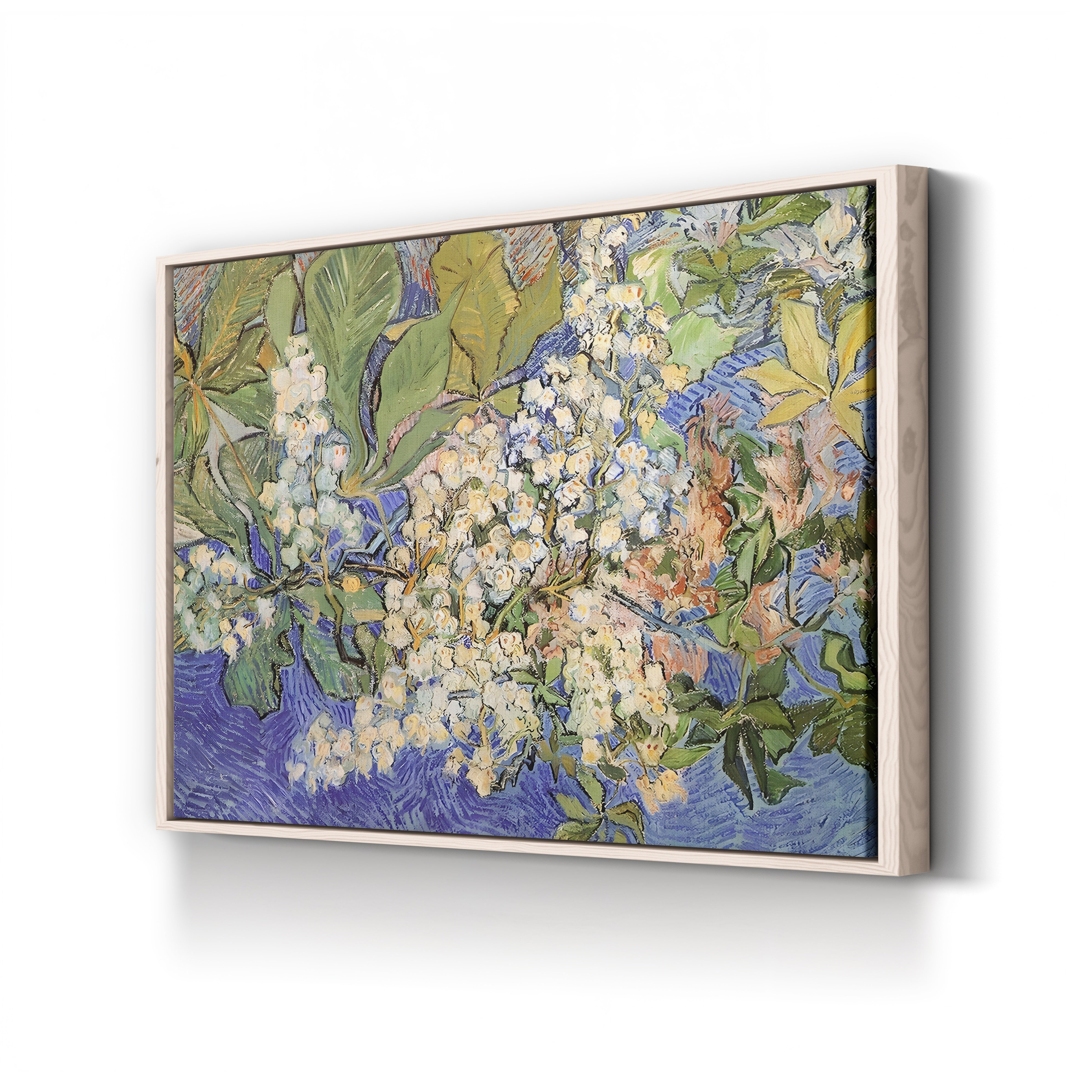 Blossoming Chestnut Branches, 1890 – Vincent van Gogh Wall Art | Post-Impressionist Floral Canvas Print