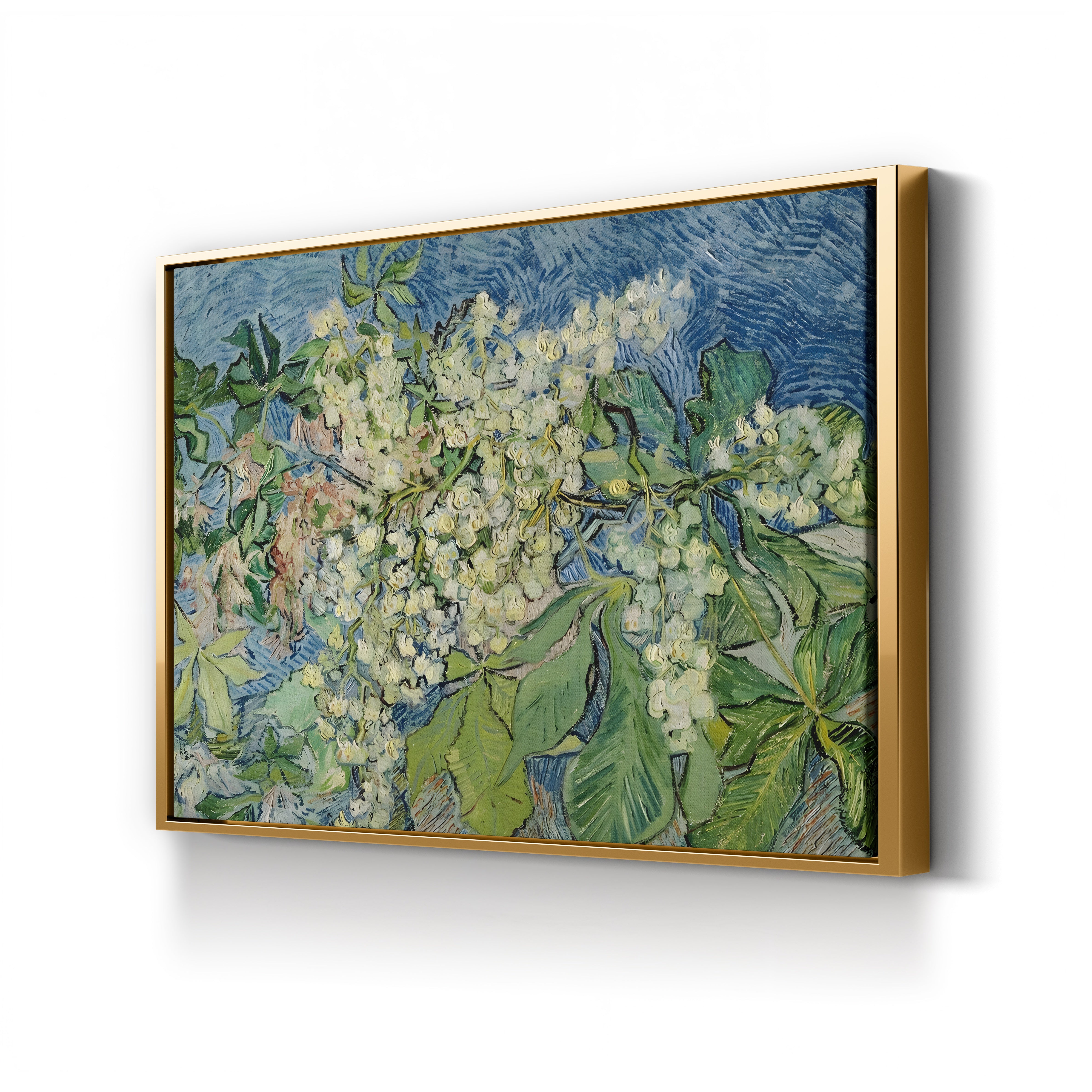 Blossoming Chestnut Branches – Vincent van Gogh Wall Art | Post-Impressionist Floral Canvas Print
