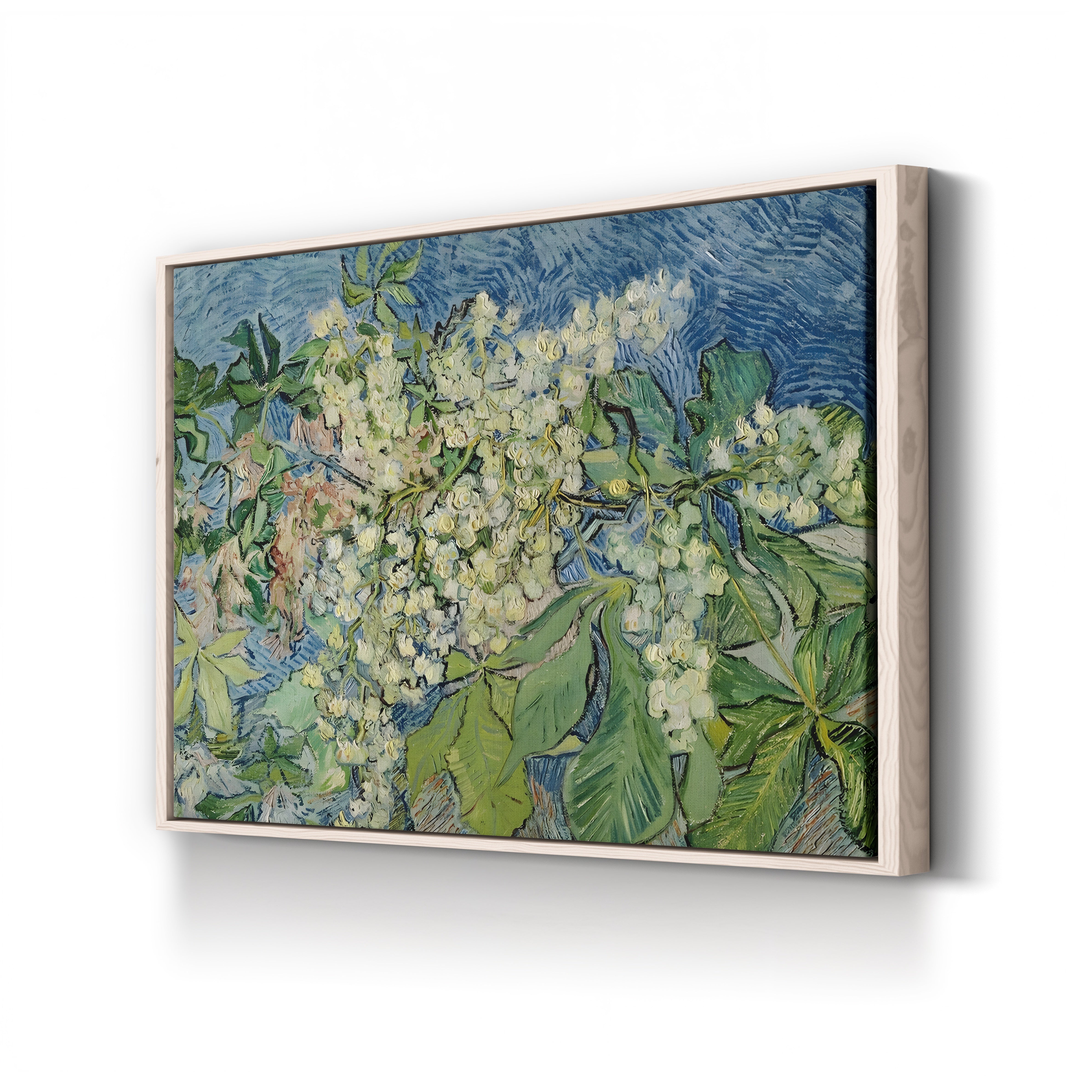 Blossoming Chestnut Branches – Vincent van Gogh Wall Art | Post-Impressionist Floral Canvas Print
