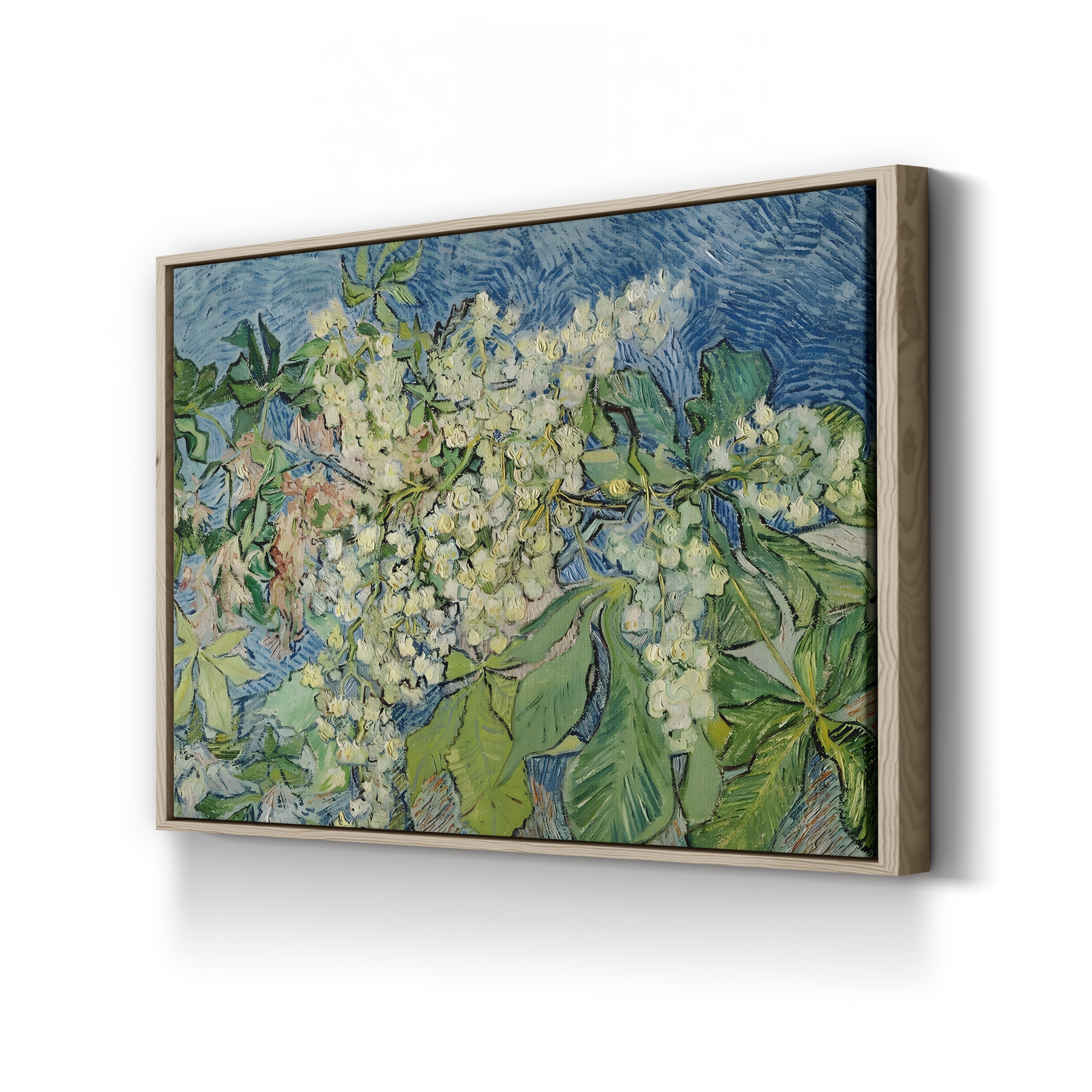 Blossoming Chestnut Branches – Vincent van Gogh Wall Art | Post-Impressionist Floral Canvas Print