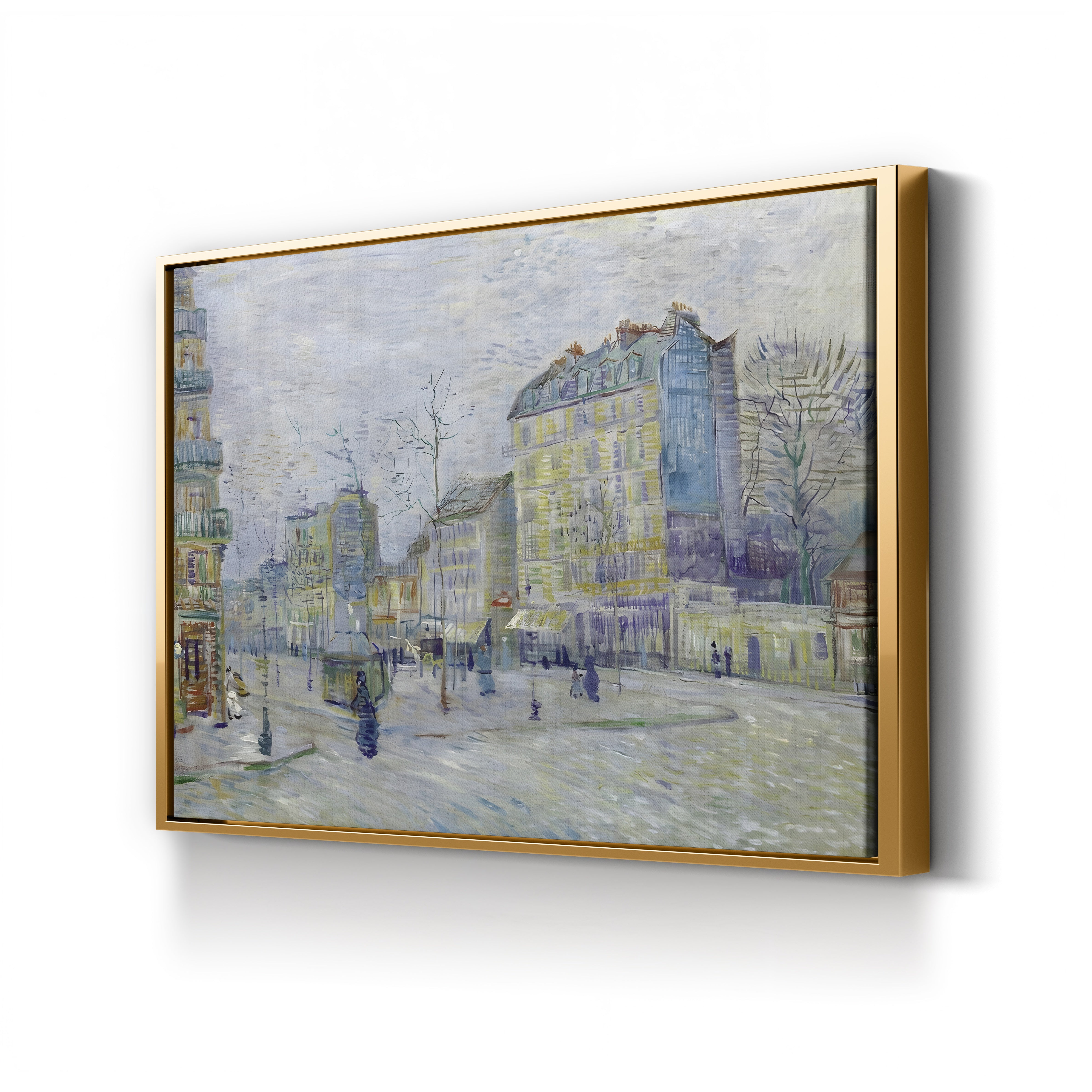 Boulevard de Clichy, 1887 – Vincent van Gogh Wall Art | Impressionist Paris Street Canvas Print