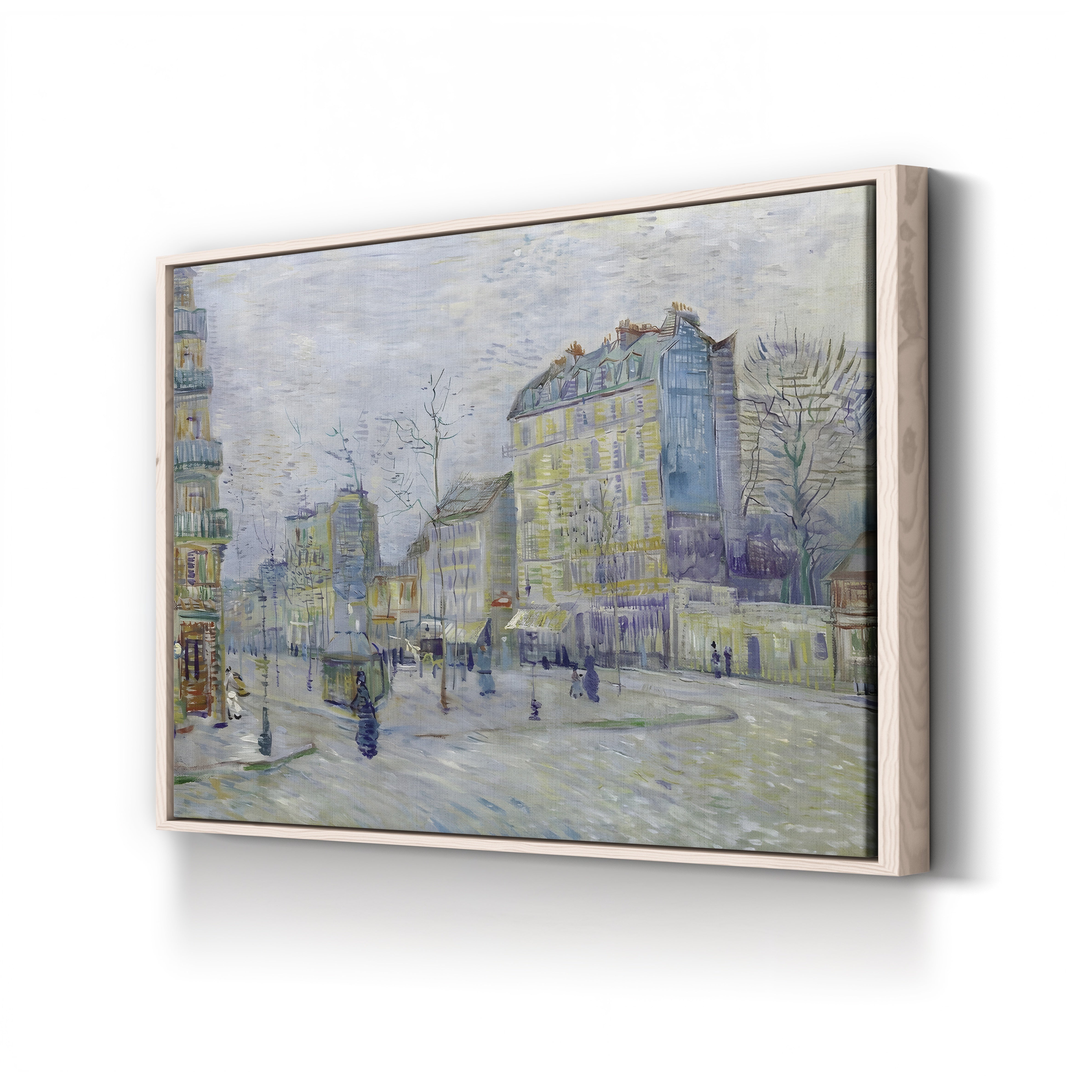 Boulevard de Clichy, 1887 – Vincent van Gogh Wall Art | Impressionist Paris Street Canvas Print