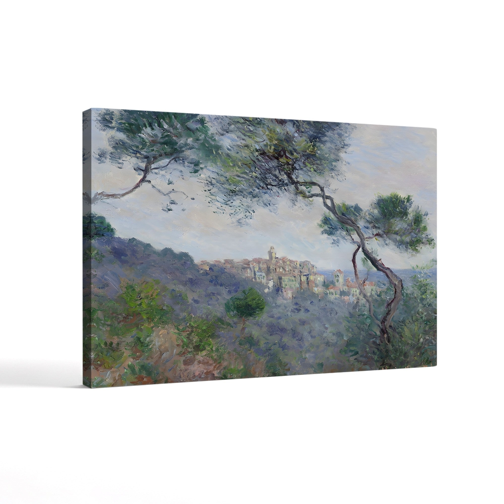Bordighera, Italy, 1884 – Claude Monet Wall Art | Impressionist Italian Riviera Canvas Print
