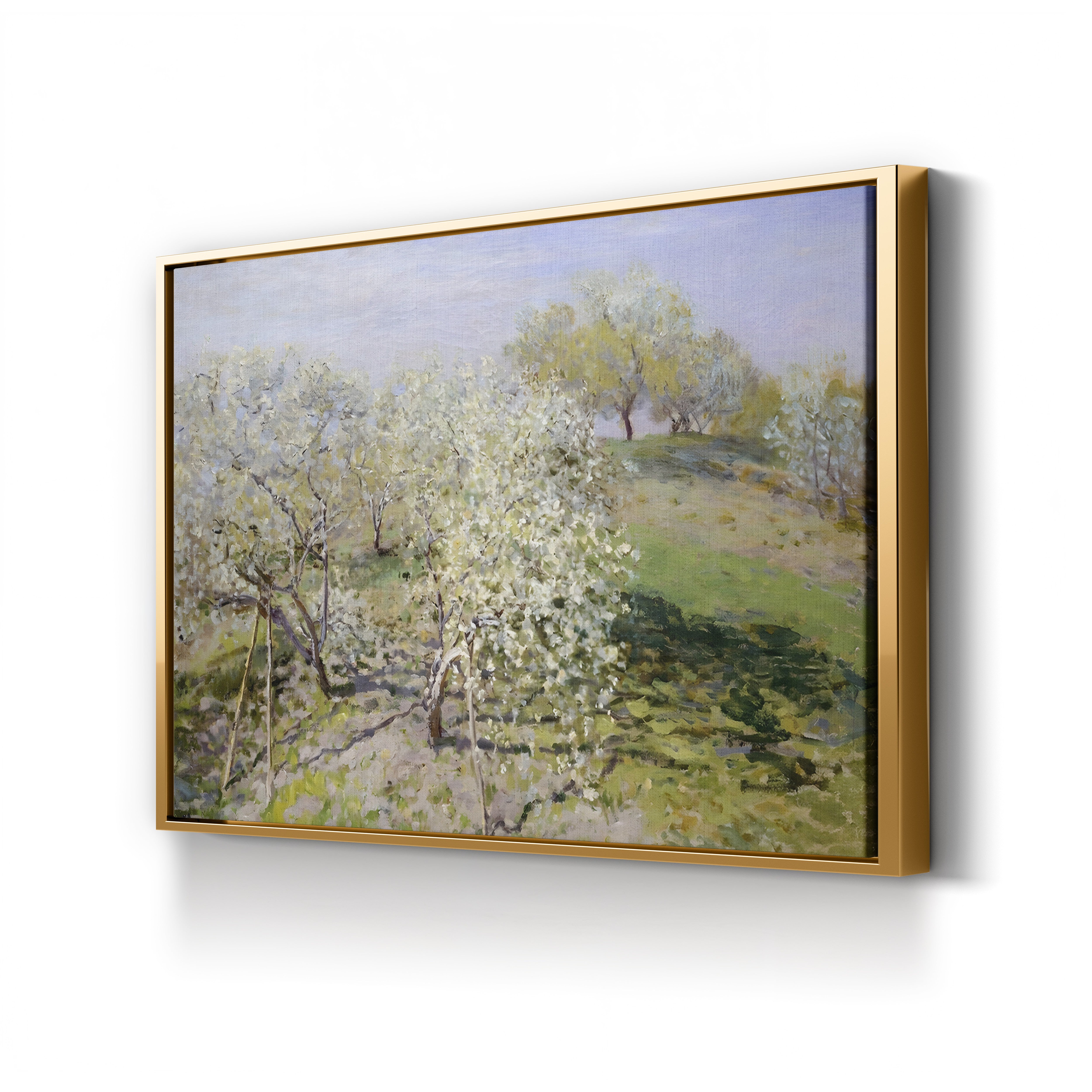 Spring, Fruit Trees in Bloom (Arbres Fruitiers en Fleurs), 1873 by Claude Monet