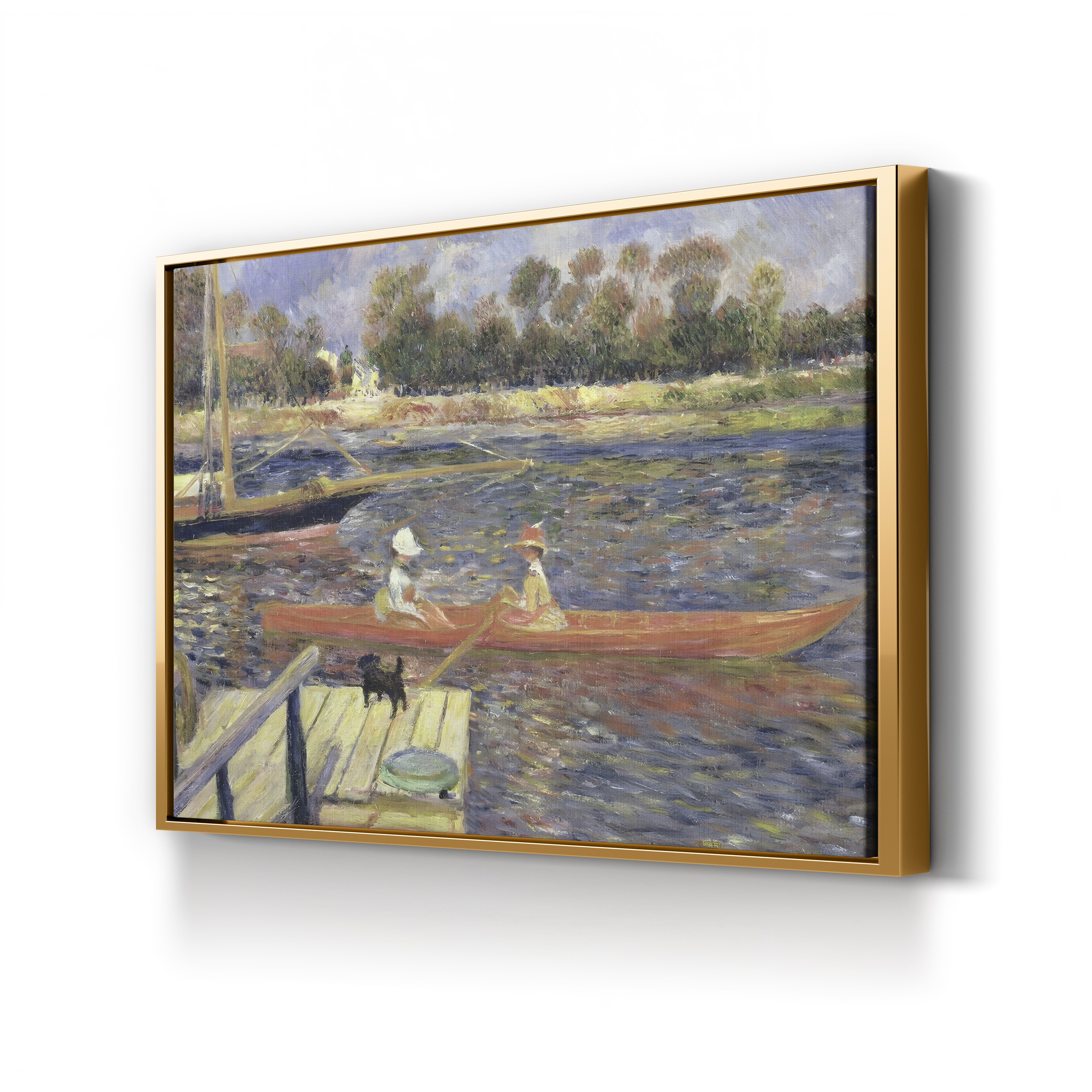 Red Boat at Argenteuil, 1888 – Renoir Wall Art | Impressionist Canvas