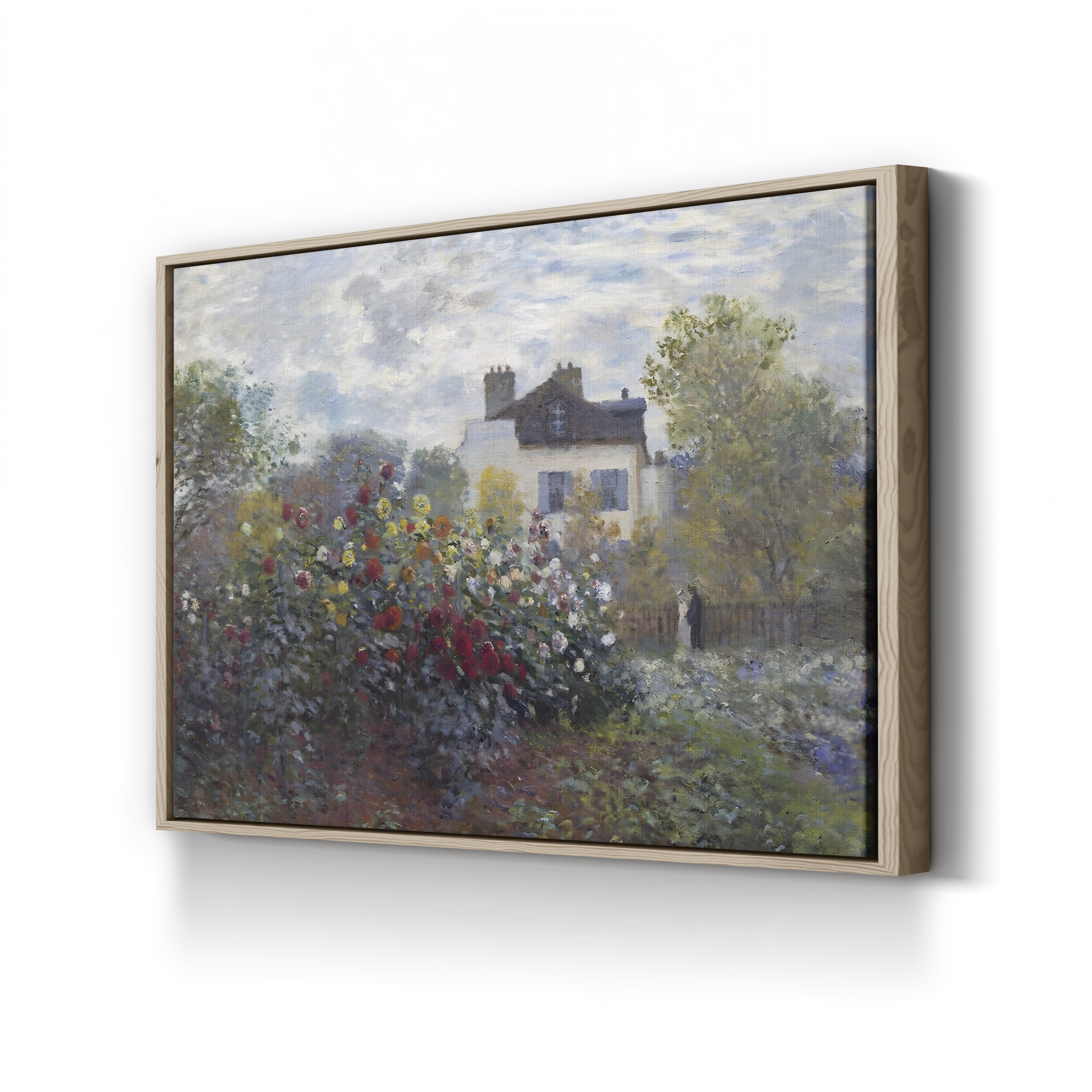 The Artist’s Garden in Argenteuil (Le Jardin de l’artiste à Argenteuil, un coin de jardin avec dahlias), 1873 by Claude Monet