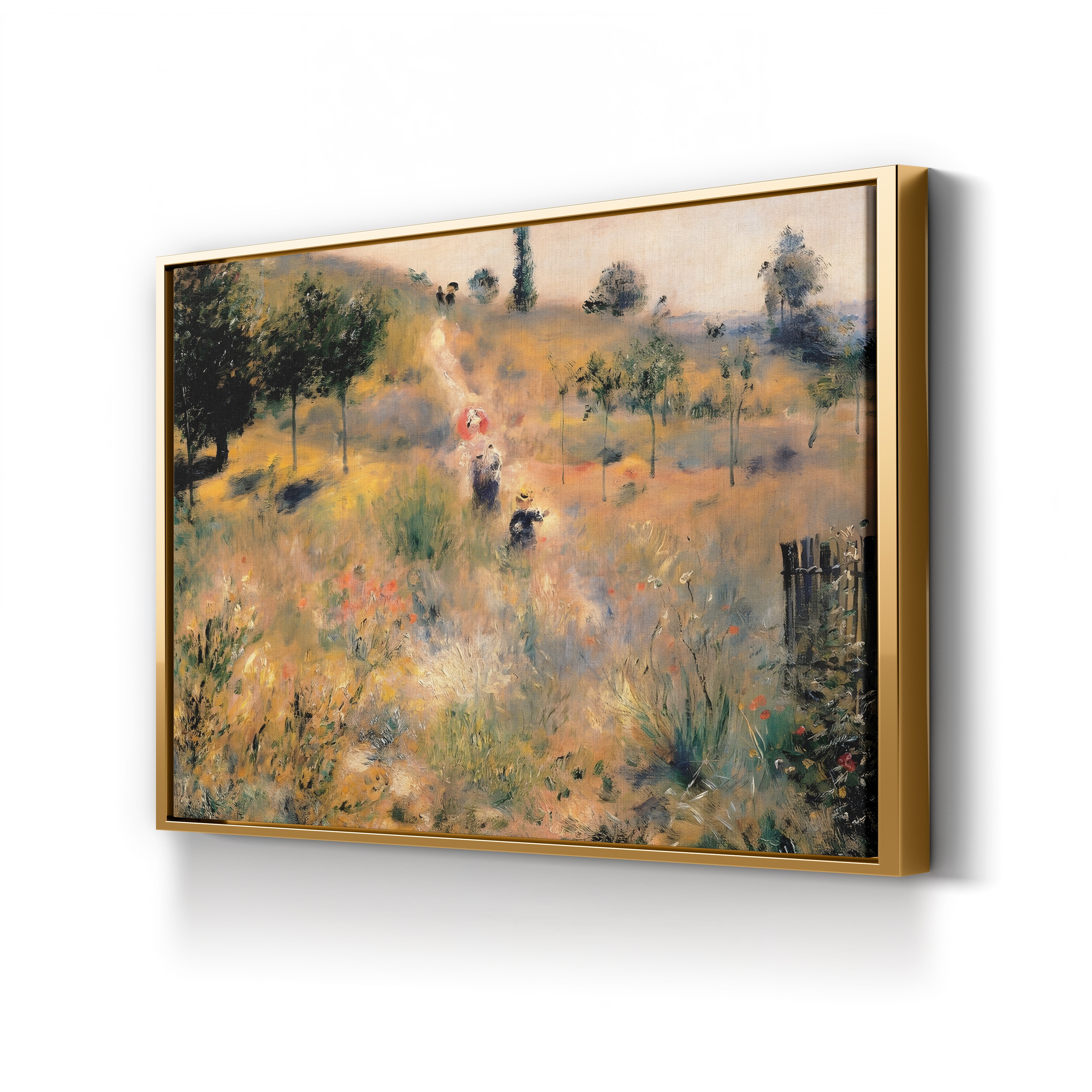 Pathway Through Tall Grass, c. 1875 – Renoir Wall Art | Impressionist Canvas