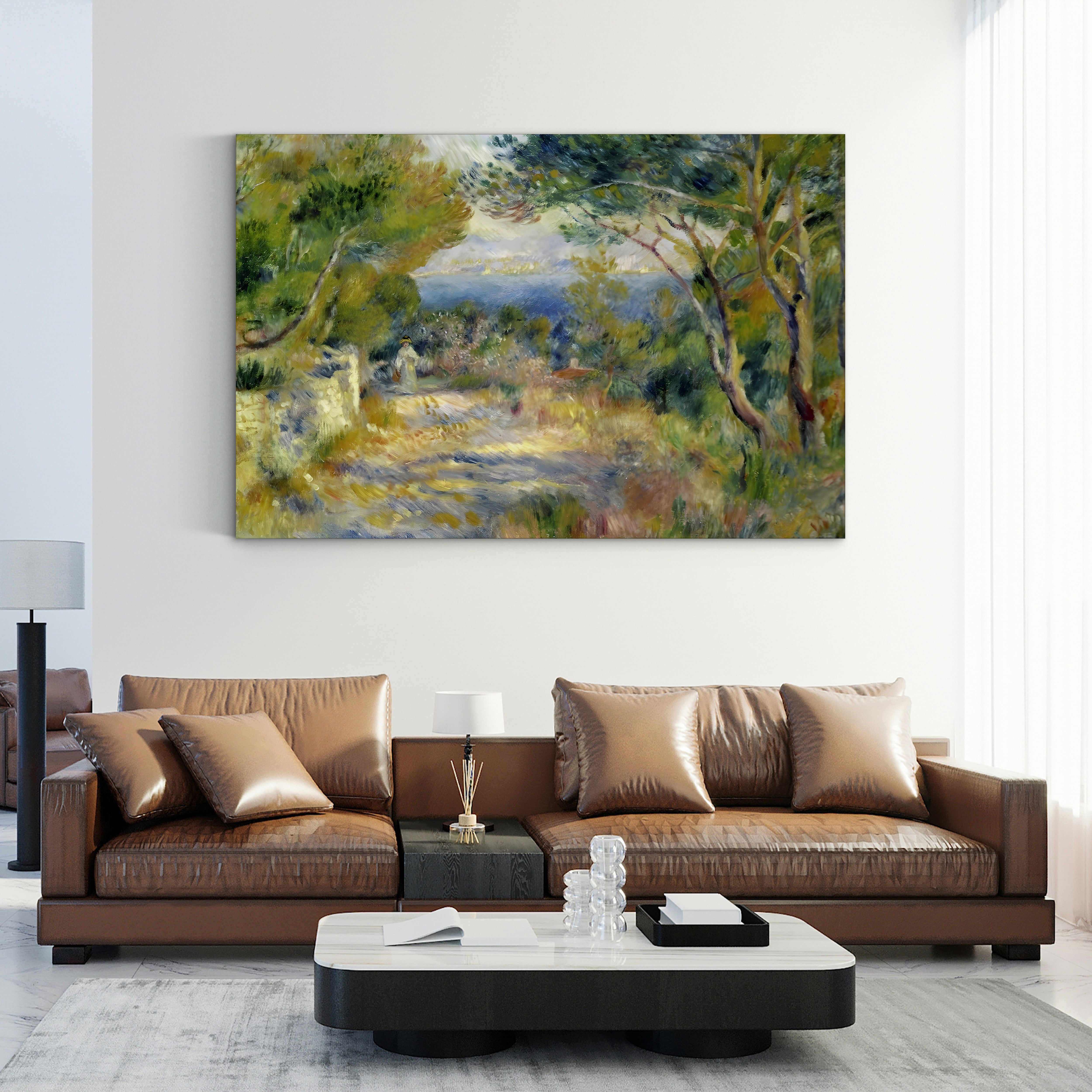 L'Estaque, 1882 – Renoir Wall Art | Impressionist Landscape Canvas