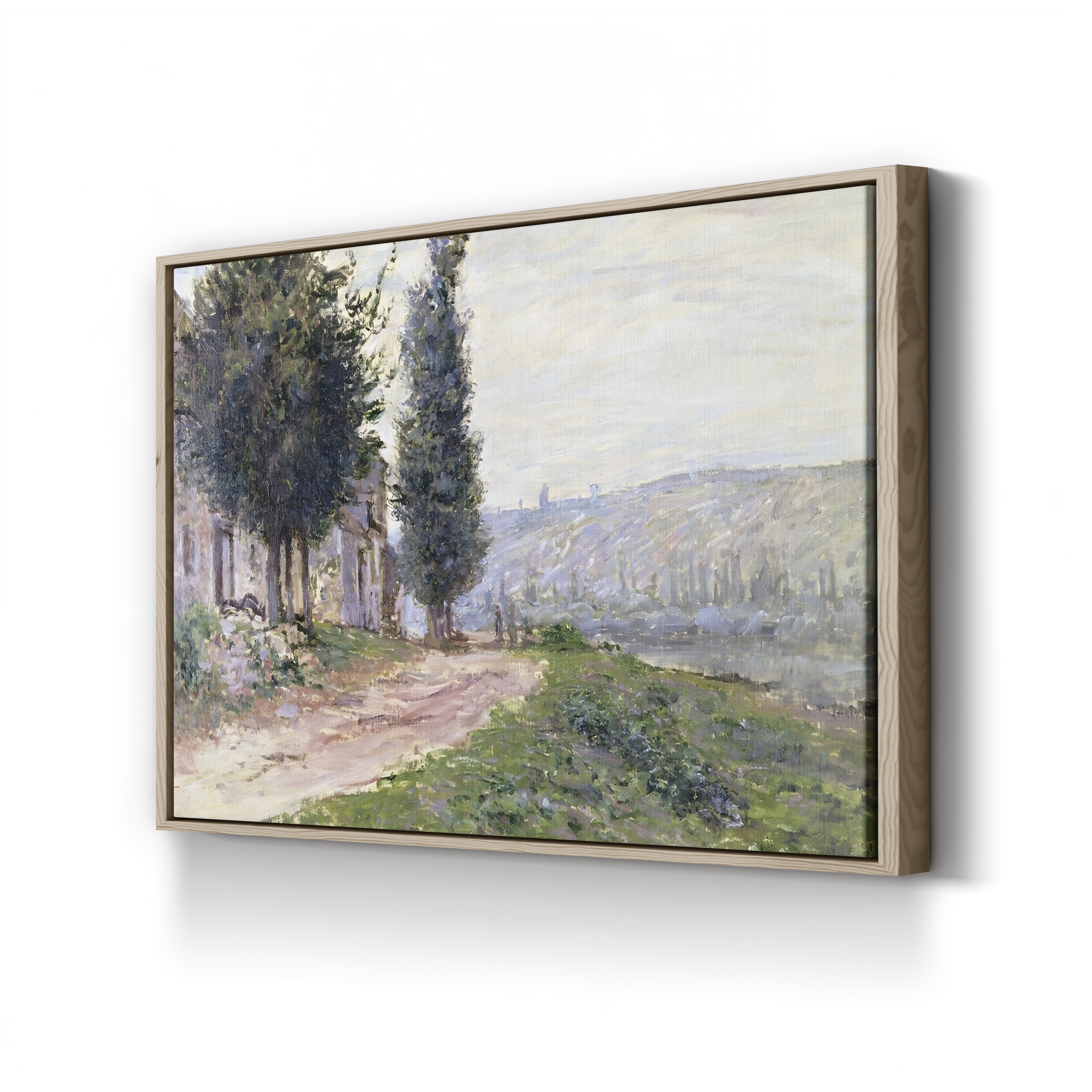 Riverbank at Lavacourt (La Berge à Lavacourt), 1879 by Claude Monet