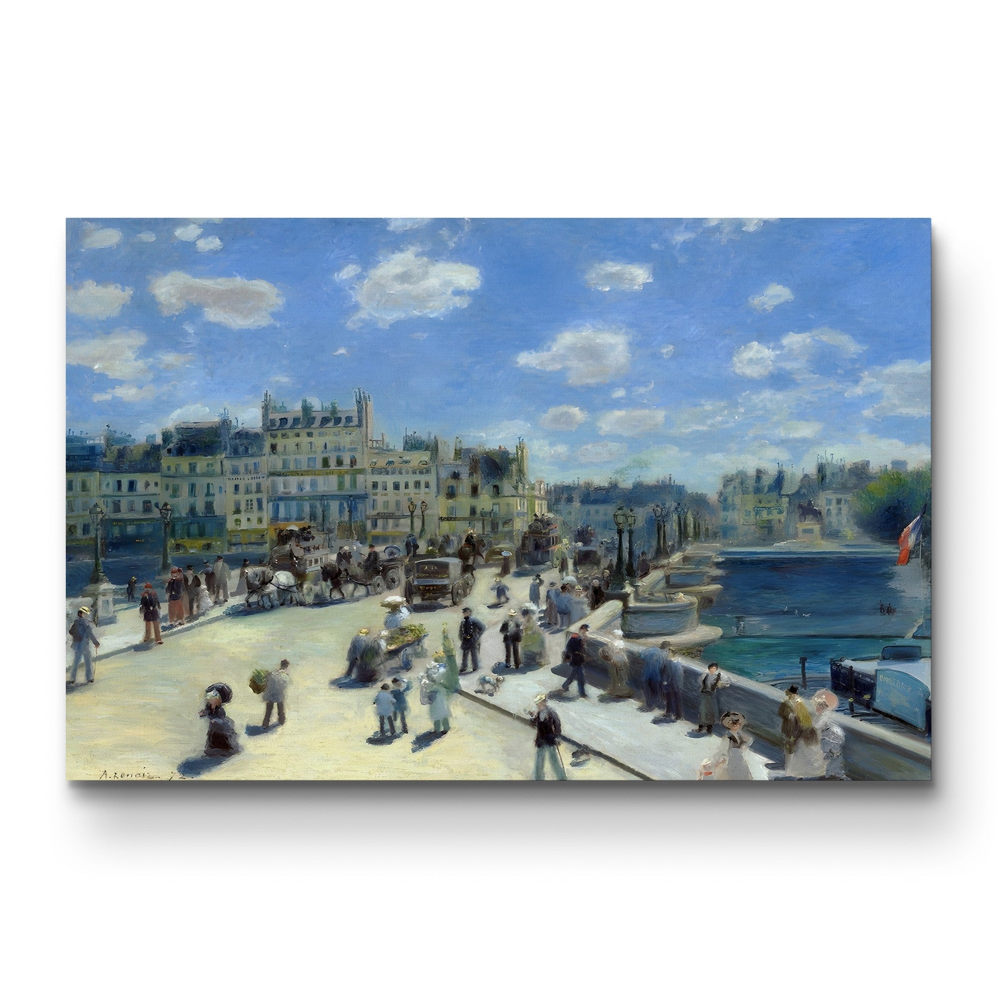 Pont Neuf, Paris – Renoir Wall Art | Impressionist Cityscape Canvas