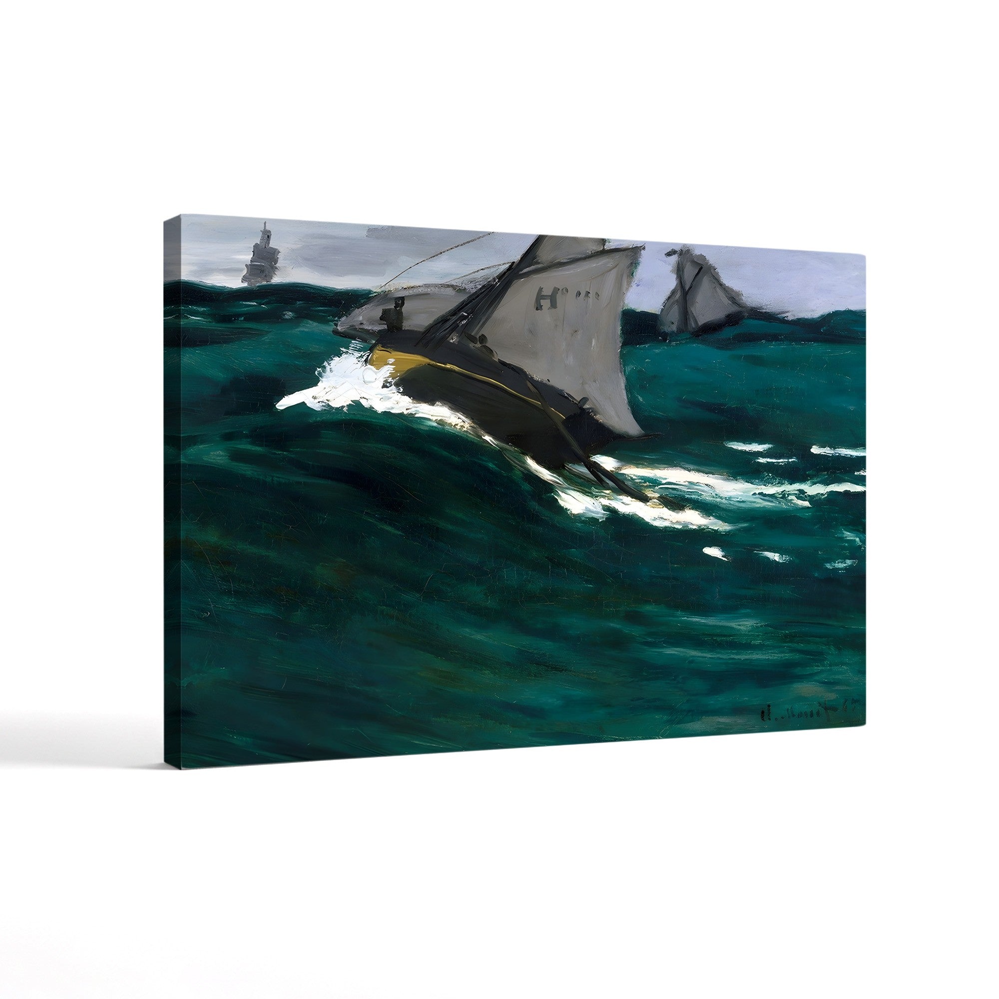 The Green Wave (La Vague verte), 1866 by Claude Monet