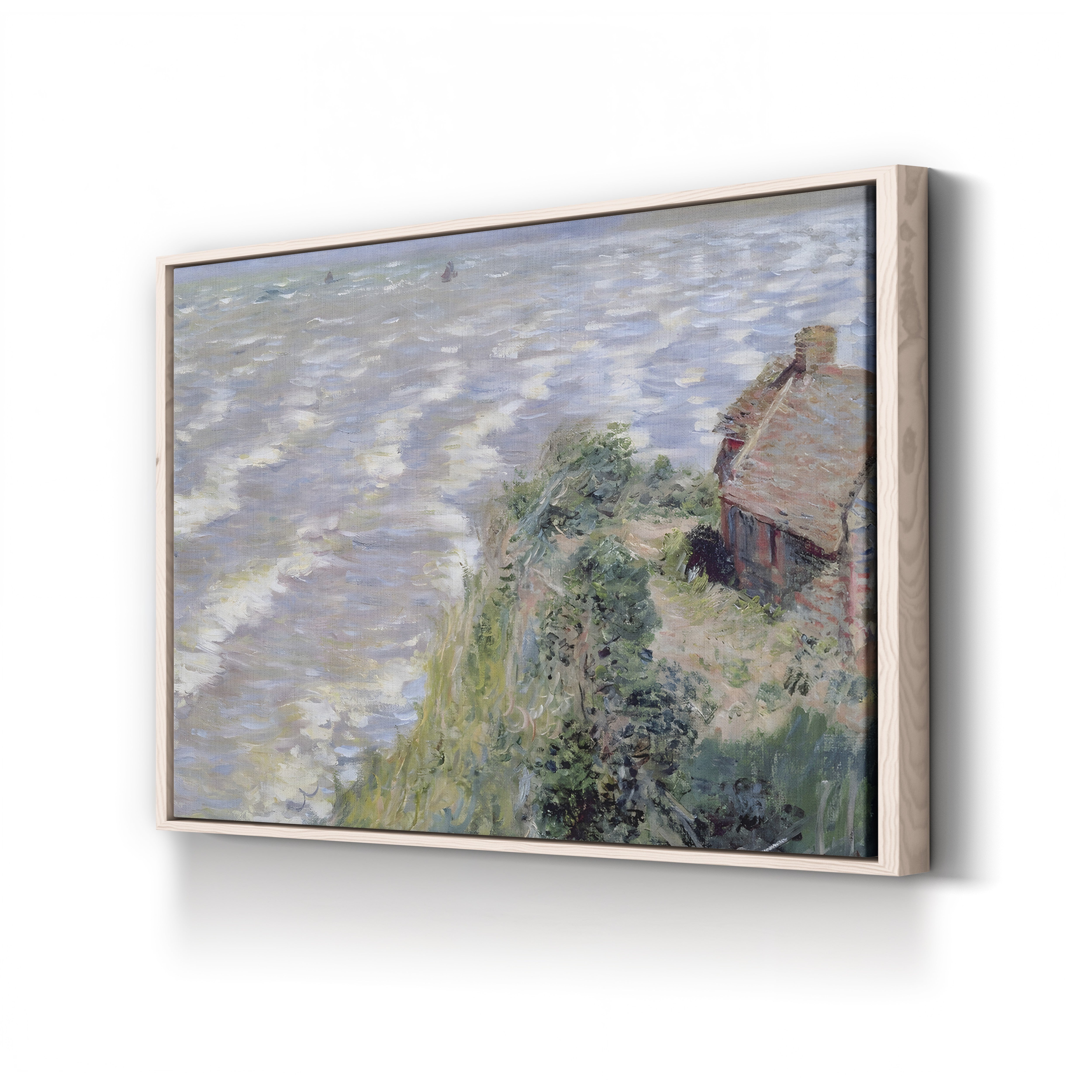Rising Tide at Pourville (Marée montante à Pourville), 1882 by Claude Monet