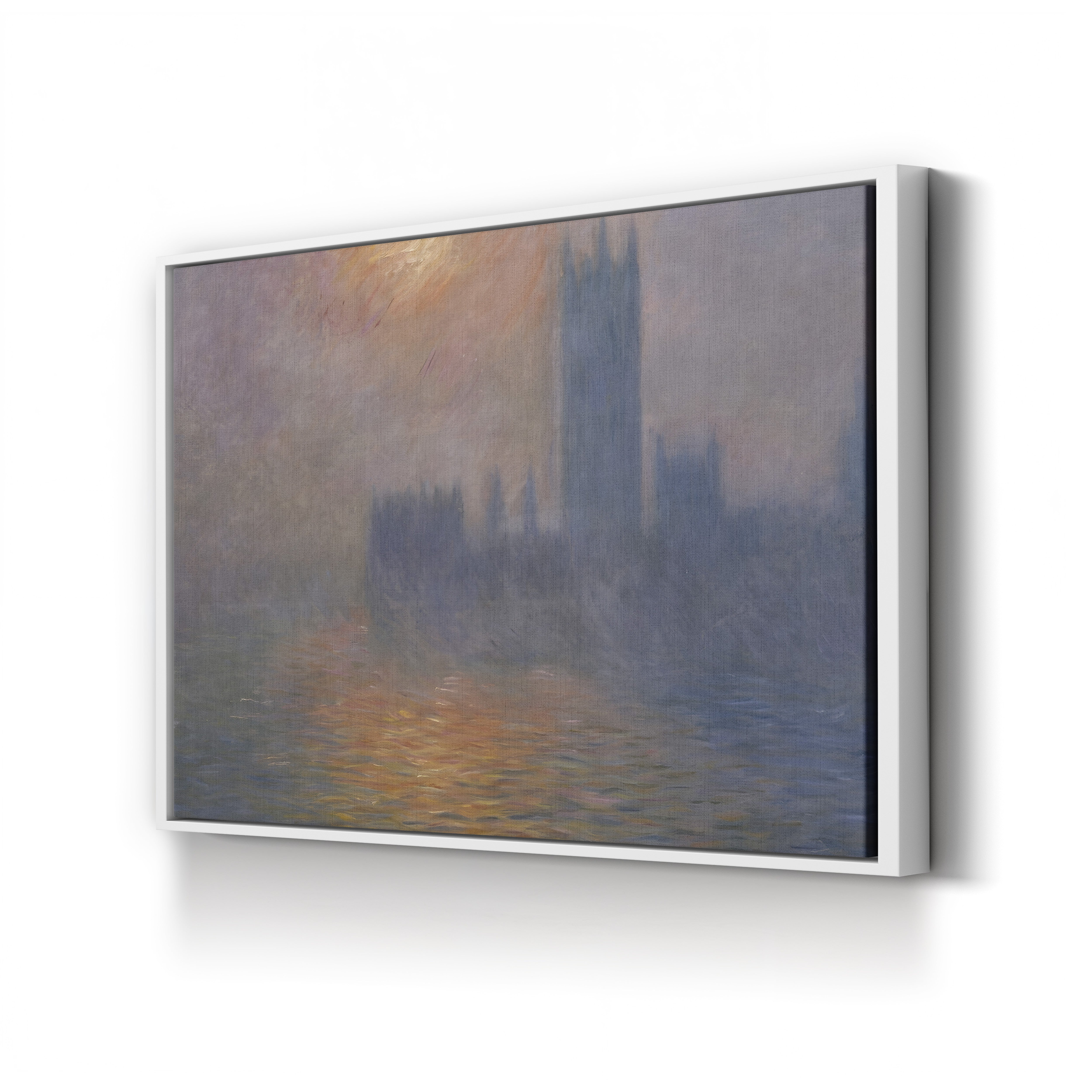 Houses of Parliament, Sunset, 1904 – Claude Monet Wall Art | Impressionist London Series Canvas Print