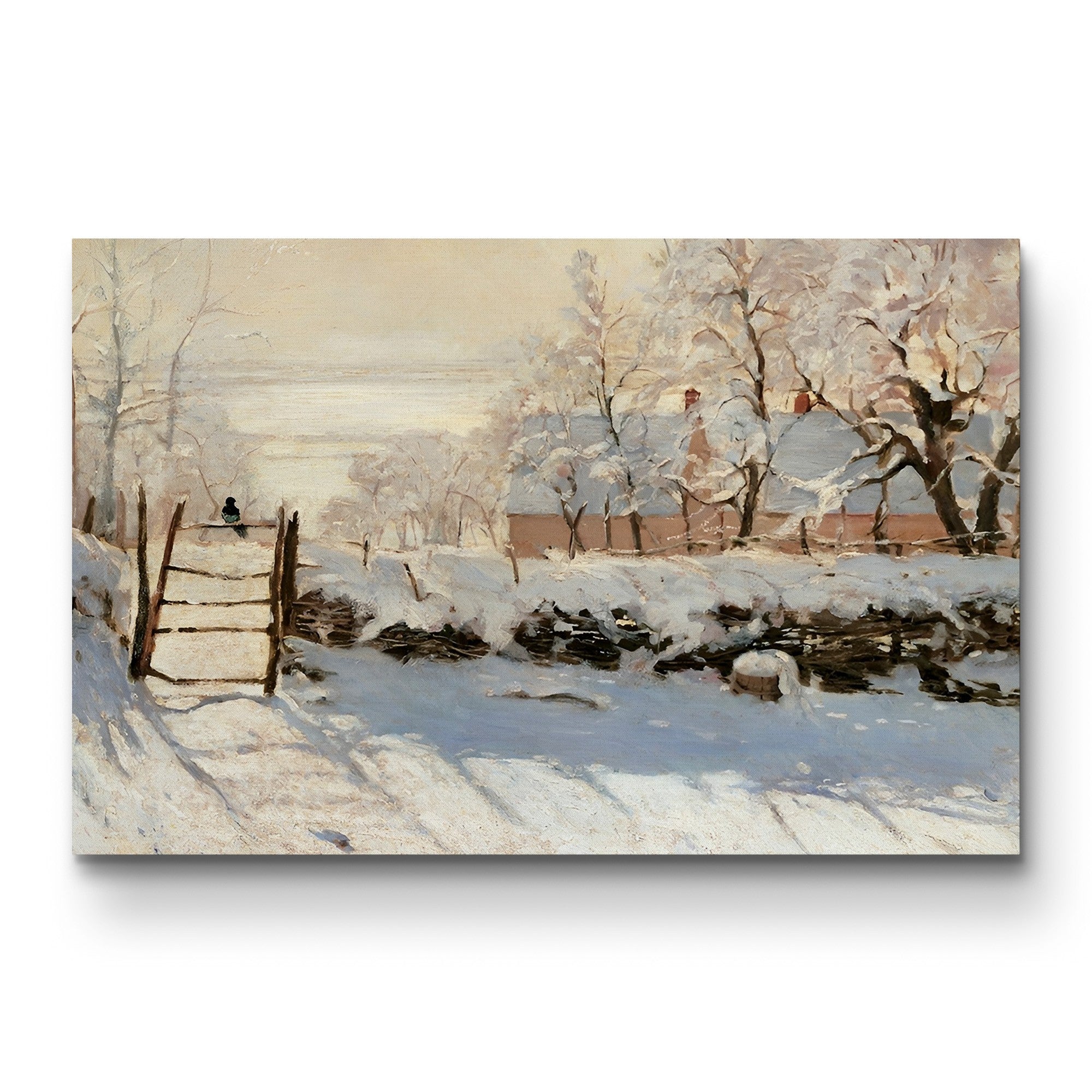 The Magpie (La Pie), 1868-69 by Claude Monet