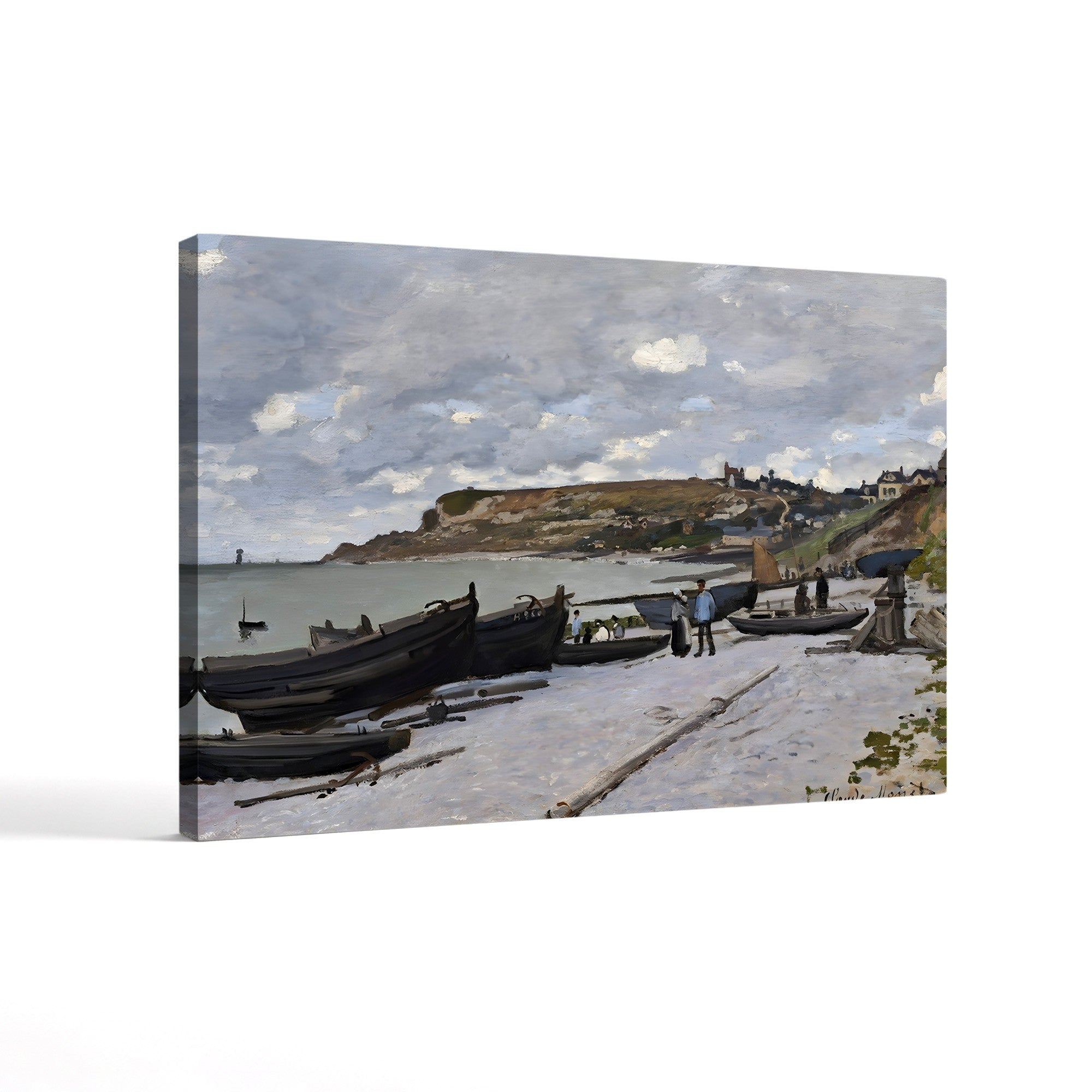 Sainte-Adresse (Bateaux de pêche sur le rivage), 1867 by Claude Monet
