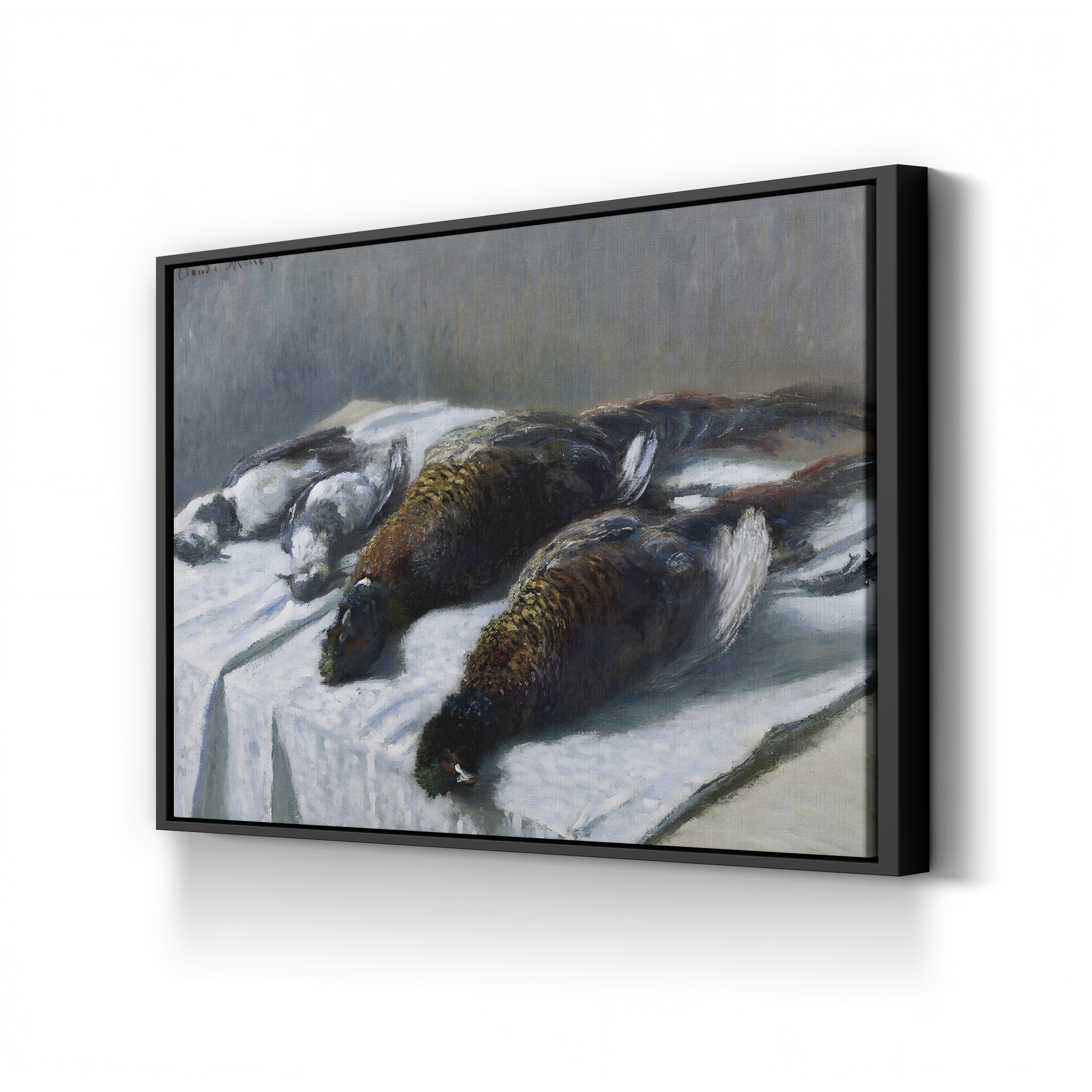 Still Life with Pheasants and Plovers (Nature morte, faisans et pluviers), 1879 by Claude Monet