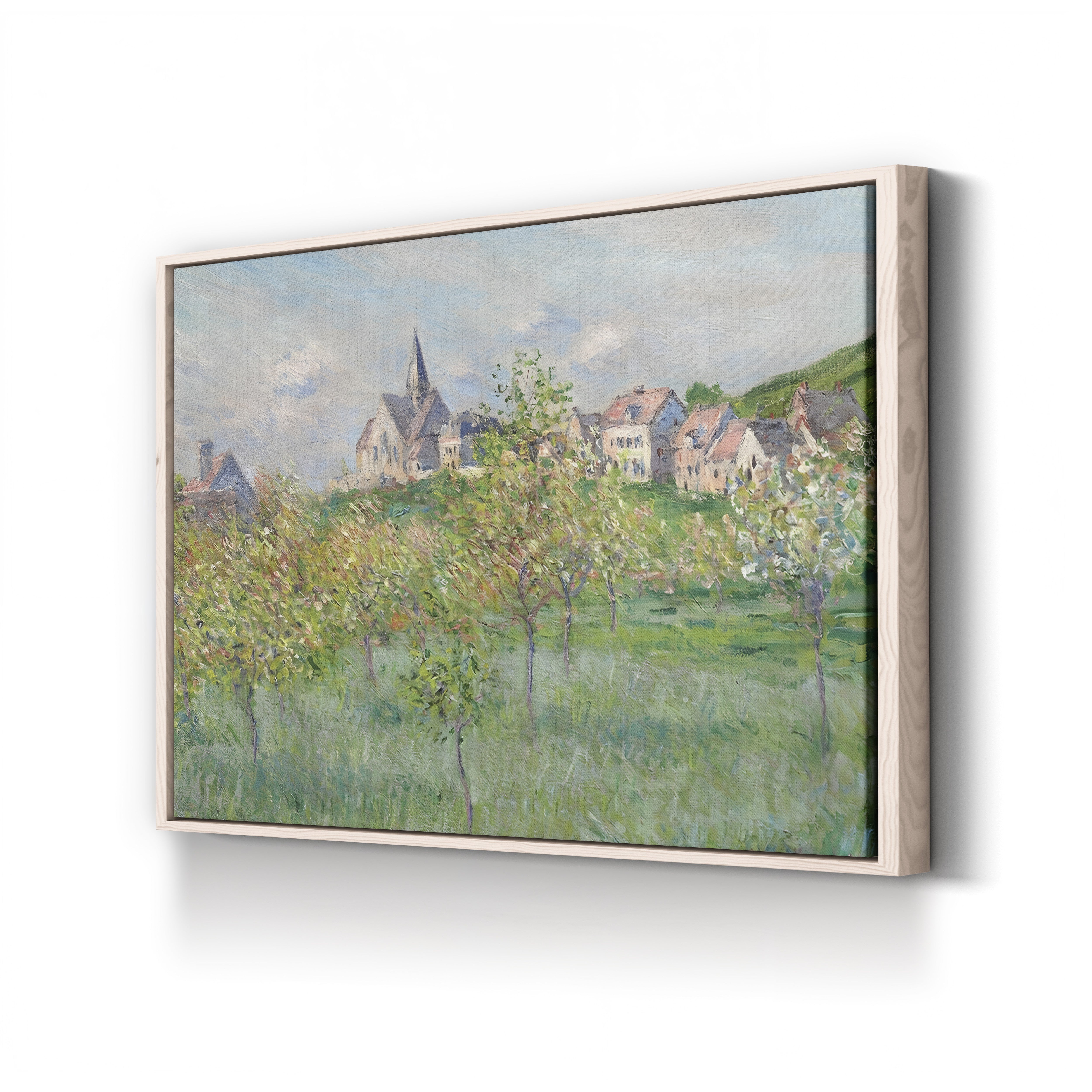 Spring in Giverny, Afternoon Effect (Printemps à Giverny, effet d’après-midi), 1885 by Claude Monet