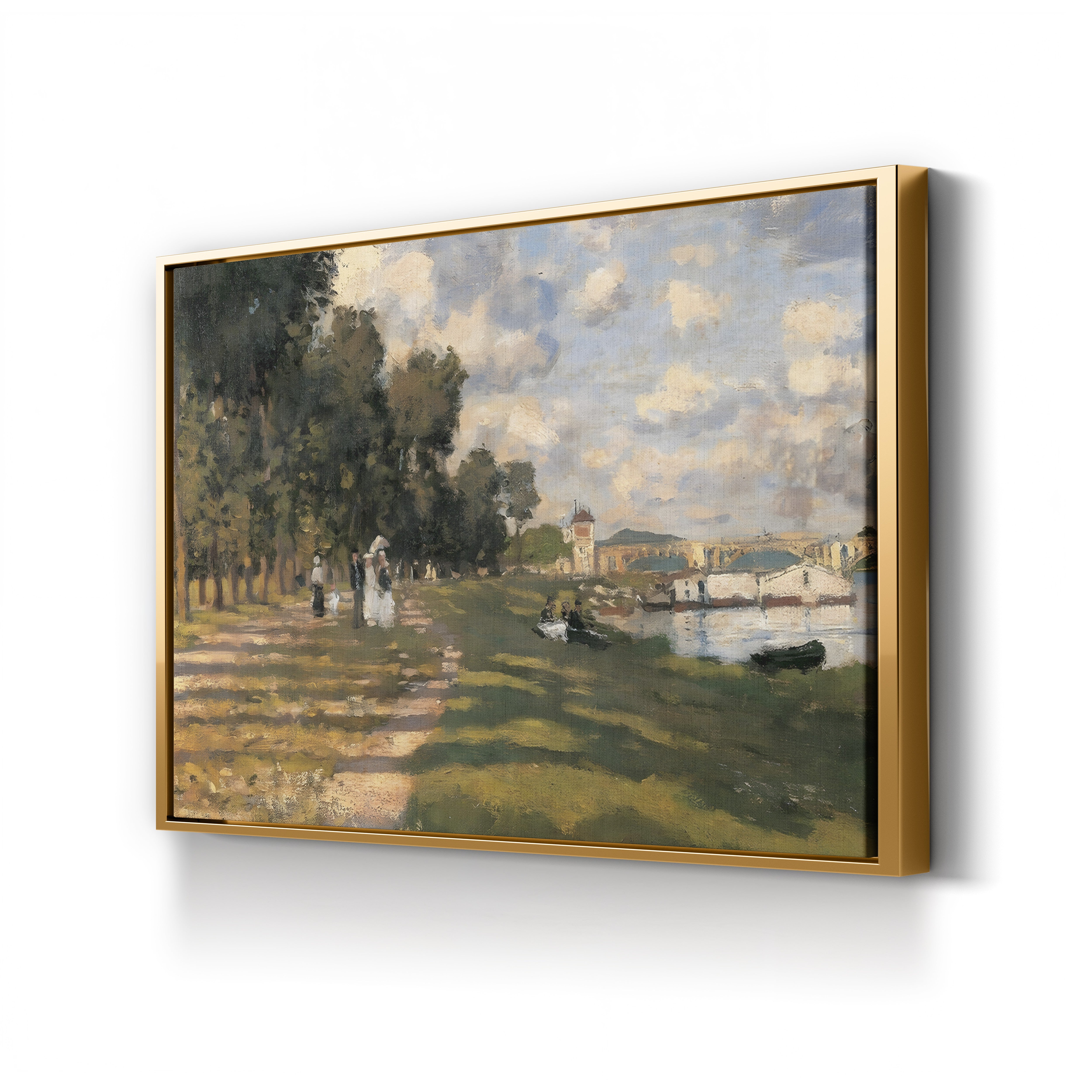 Basin at Argenteuil, 1872 – Claude Monet Wall Art | Musée d'Orsay Impressionist Canvas Print